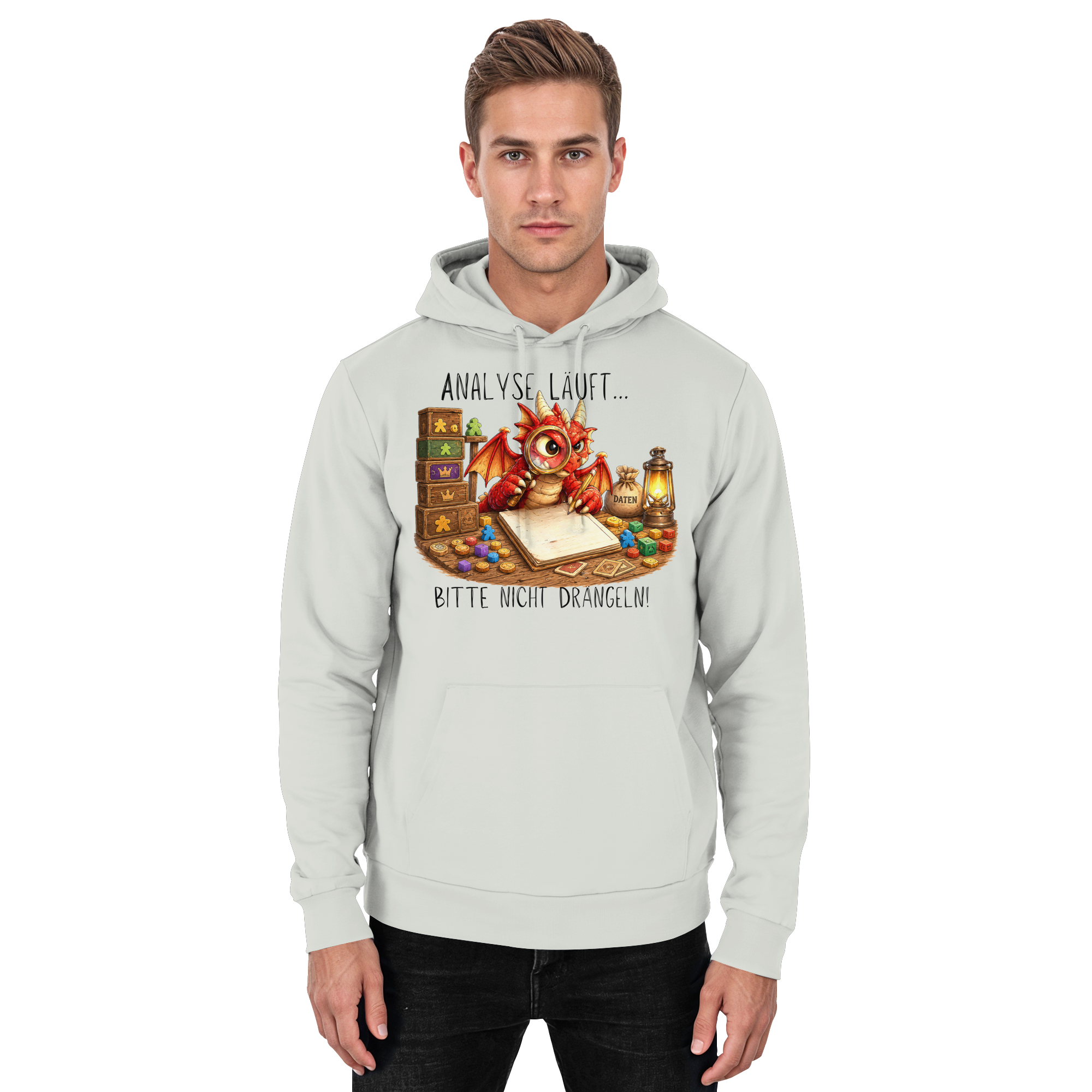 Analyse läuft. Bitte nicht drängeln. - Basic Unisex Hoodie