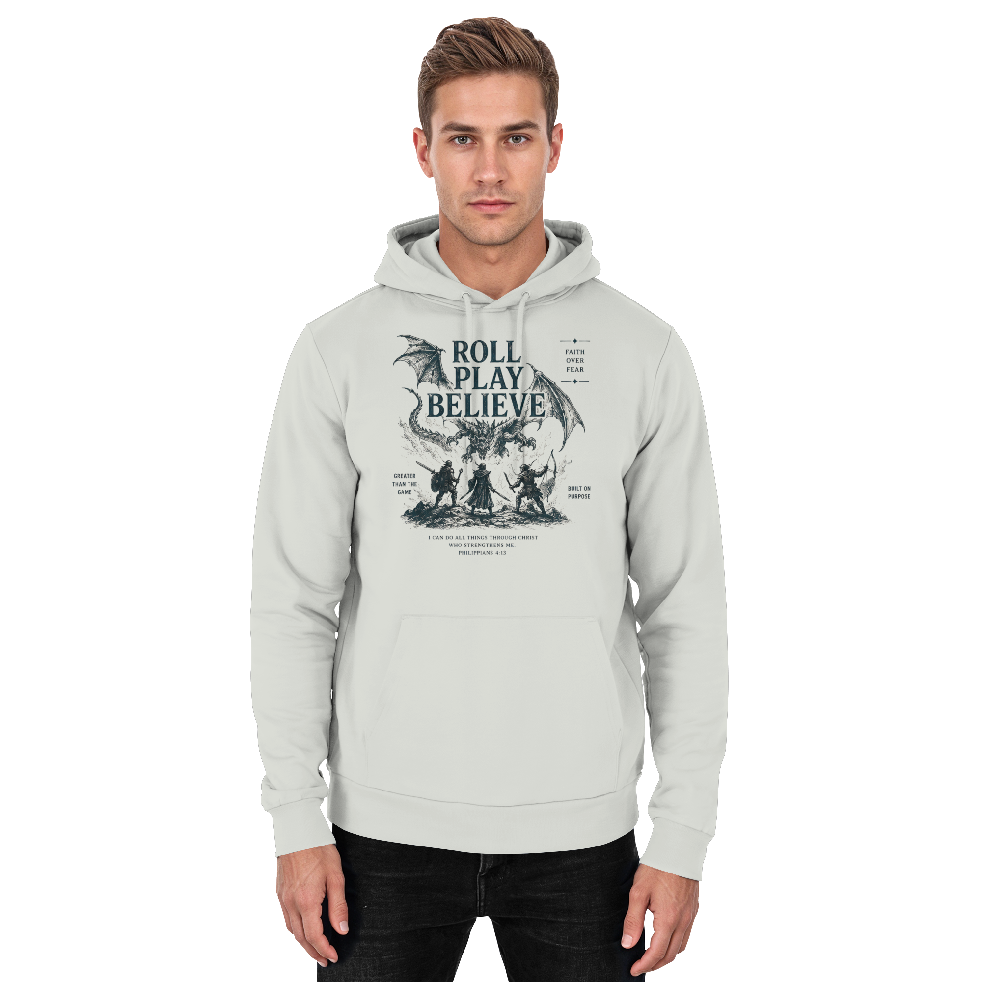 Roll. Play. Believe. - Basic Unisex Hoodie