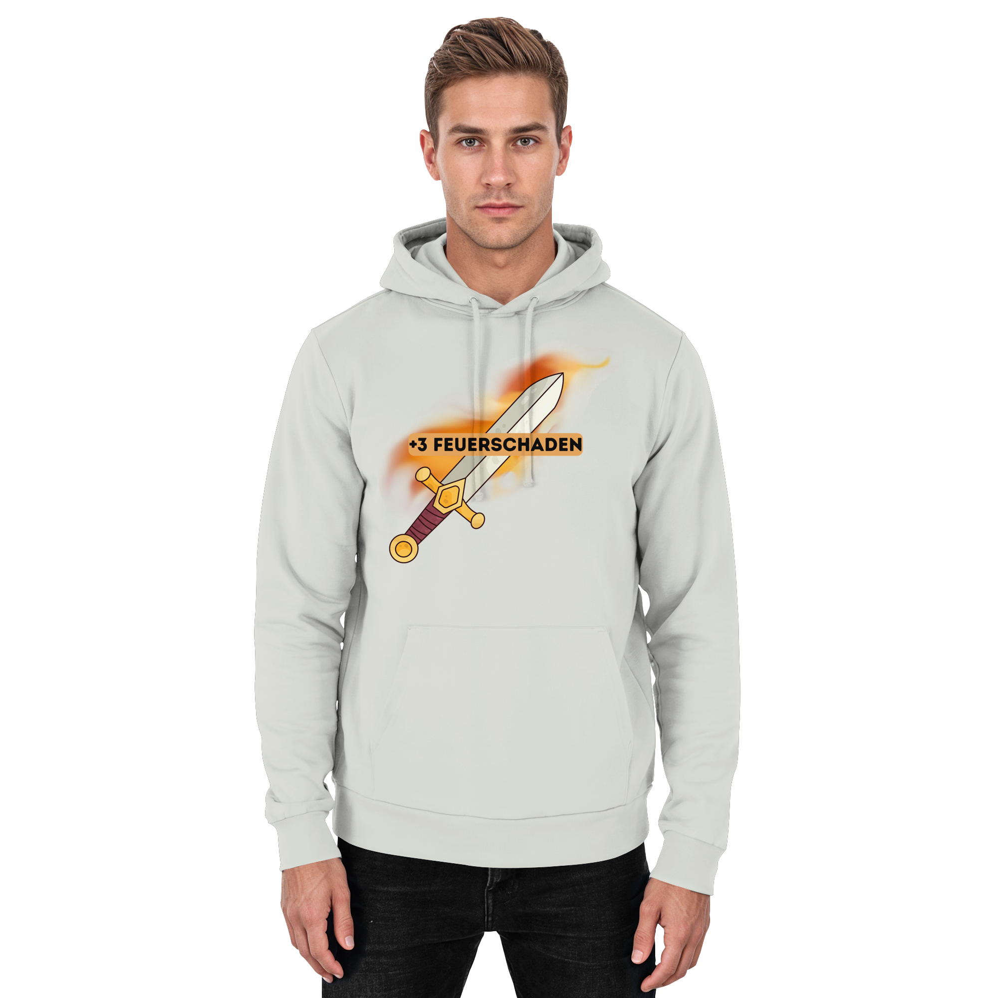 +3 Feuerschaden - Basic Unisex Hoodie