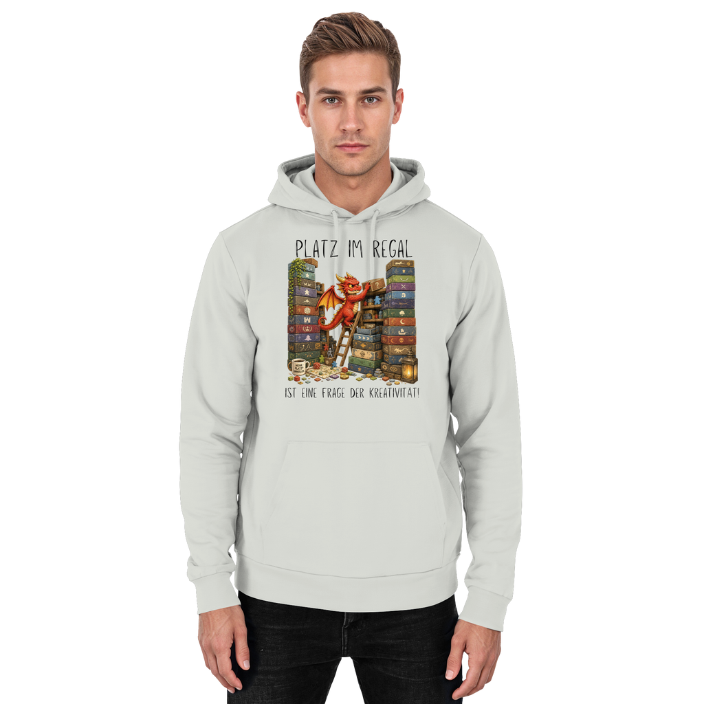 Platz im Regal ist eine Frage der Kreativität. - Basic Unisex Hoodie