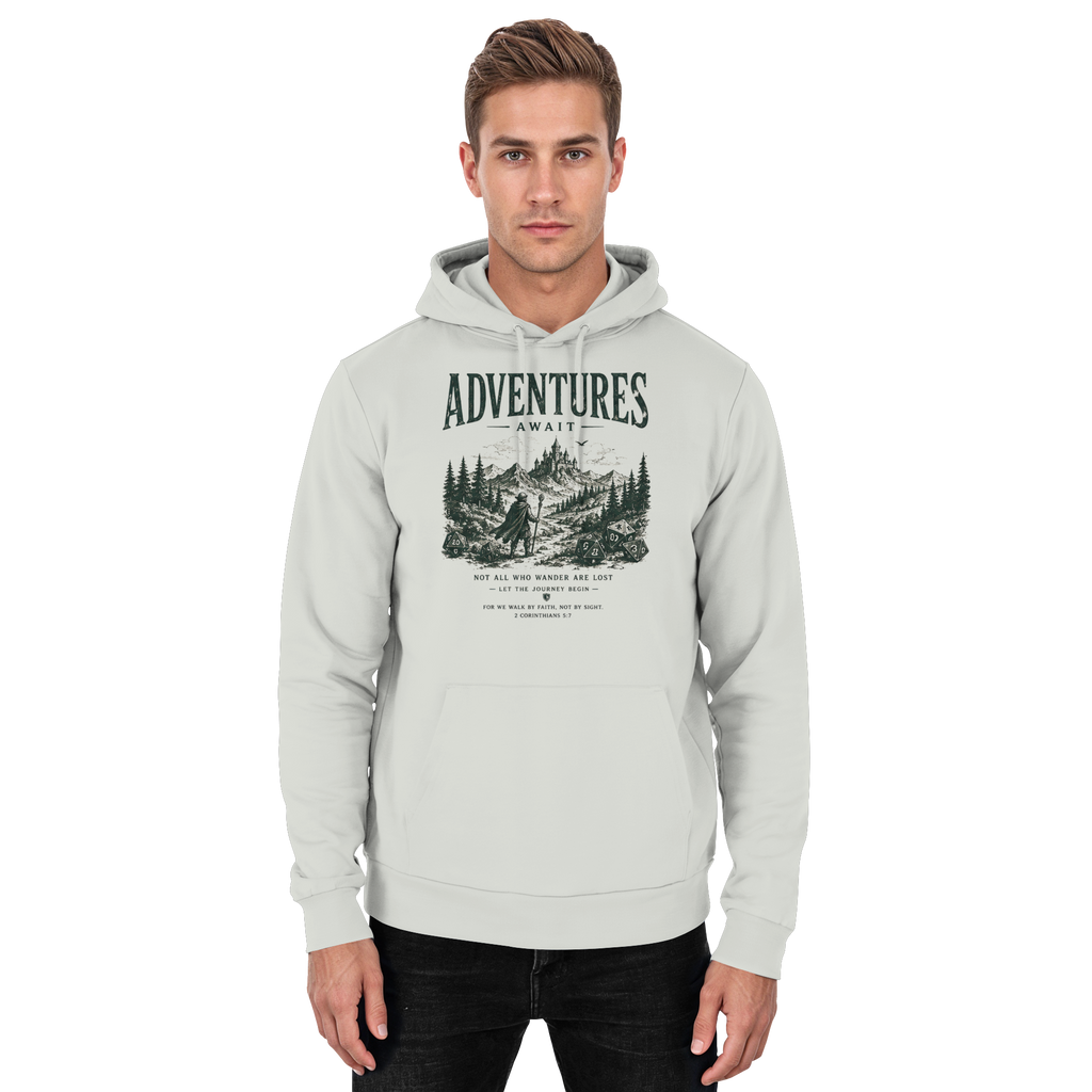 Adventures Await. - Basic Unisex Hoodie