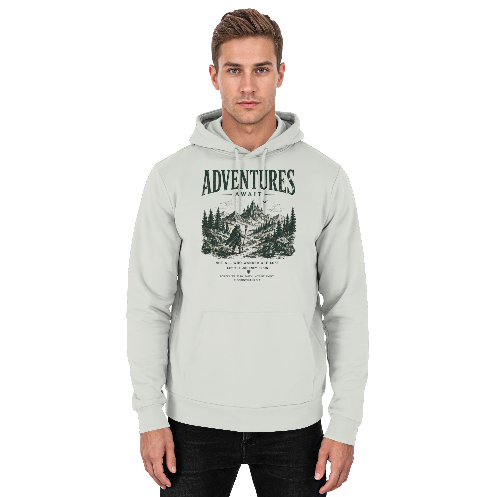 Adventures Await. - Basic Unisex Hoodie