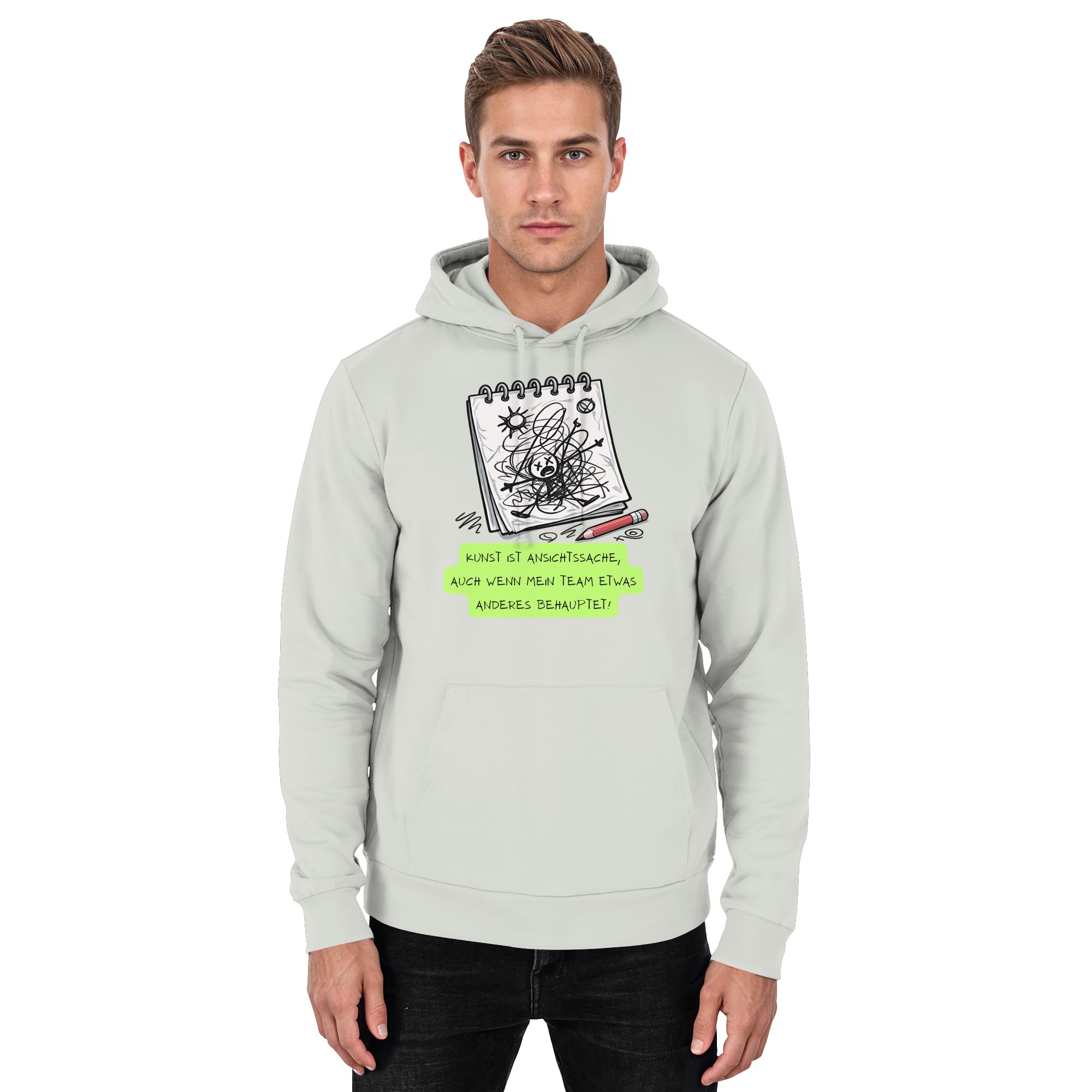 Kunst ist Ansichtssache - Basic Unisex Hoodie