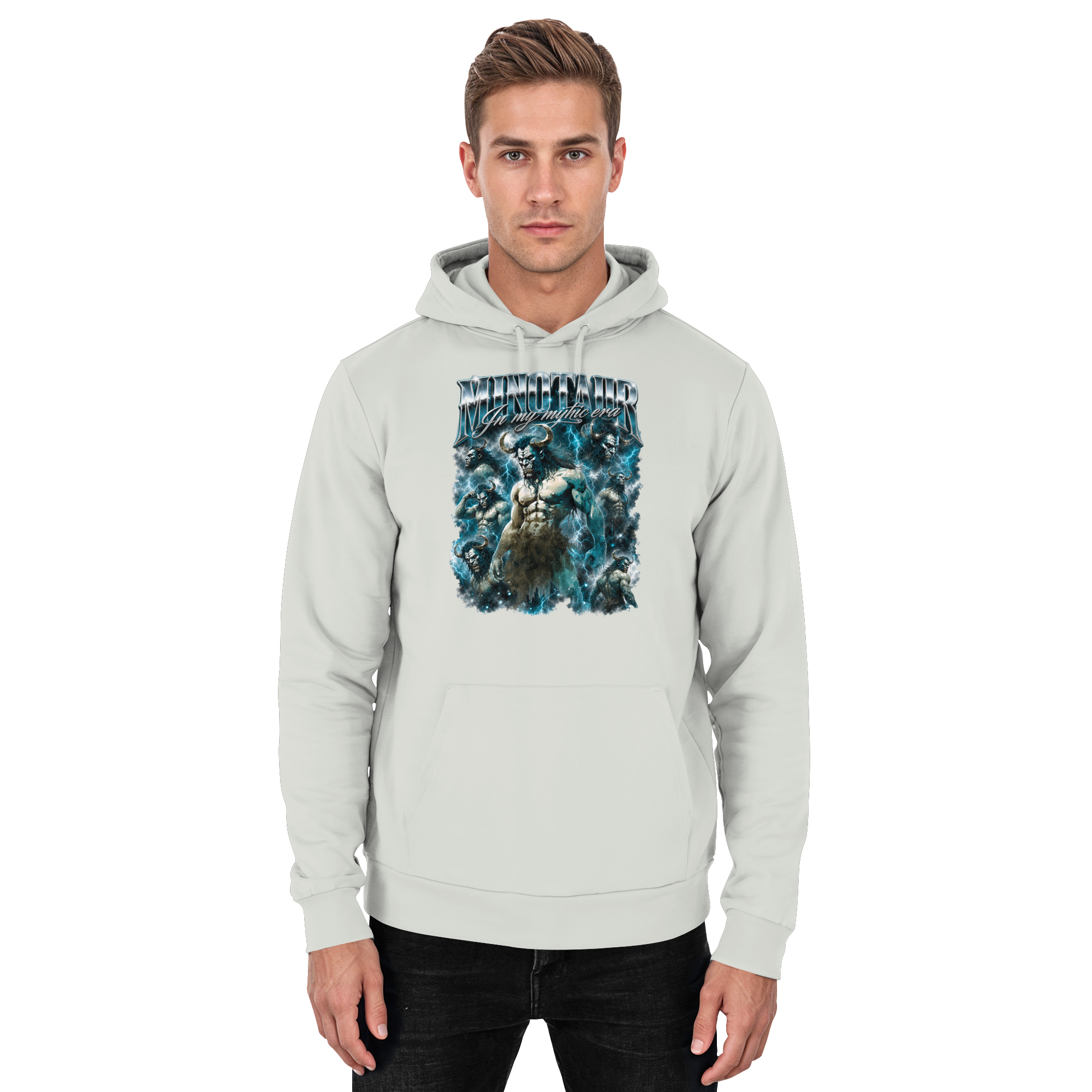 Minotaur in My Mythic Era - Basic Unisex Hoodie