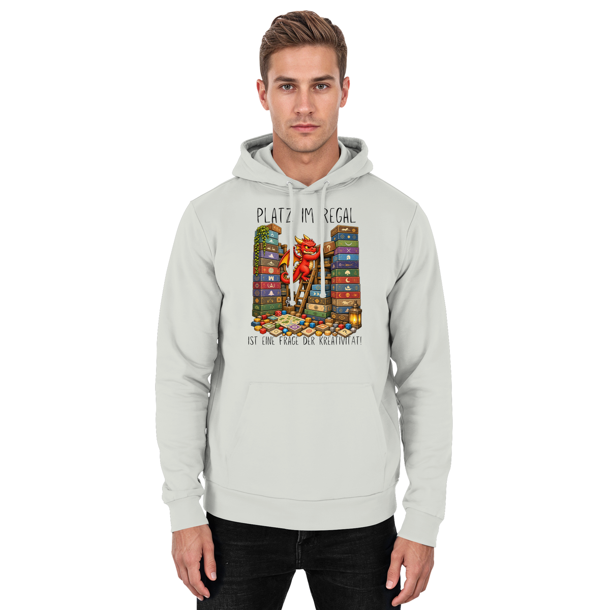 Platz im Regal ist eine Frage der Kreativität. - Basic Unisex Hoodie