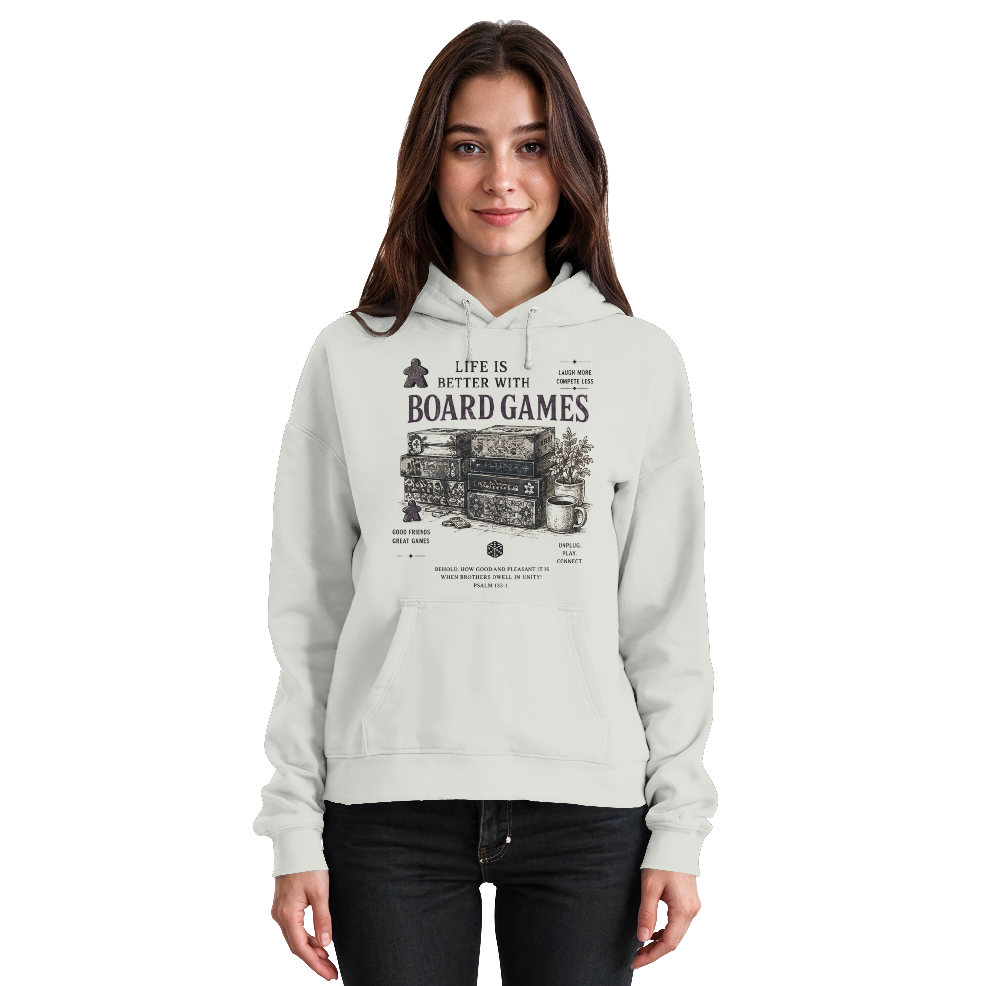 Life Is Better With Board Games - Basic Unisex Hoodie