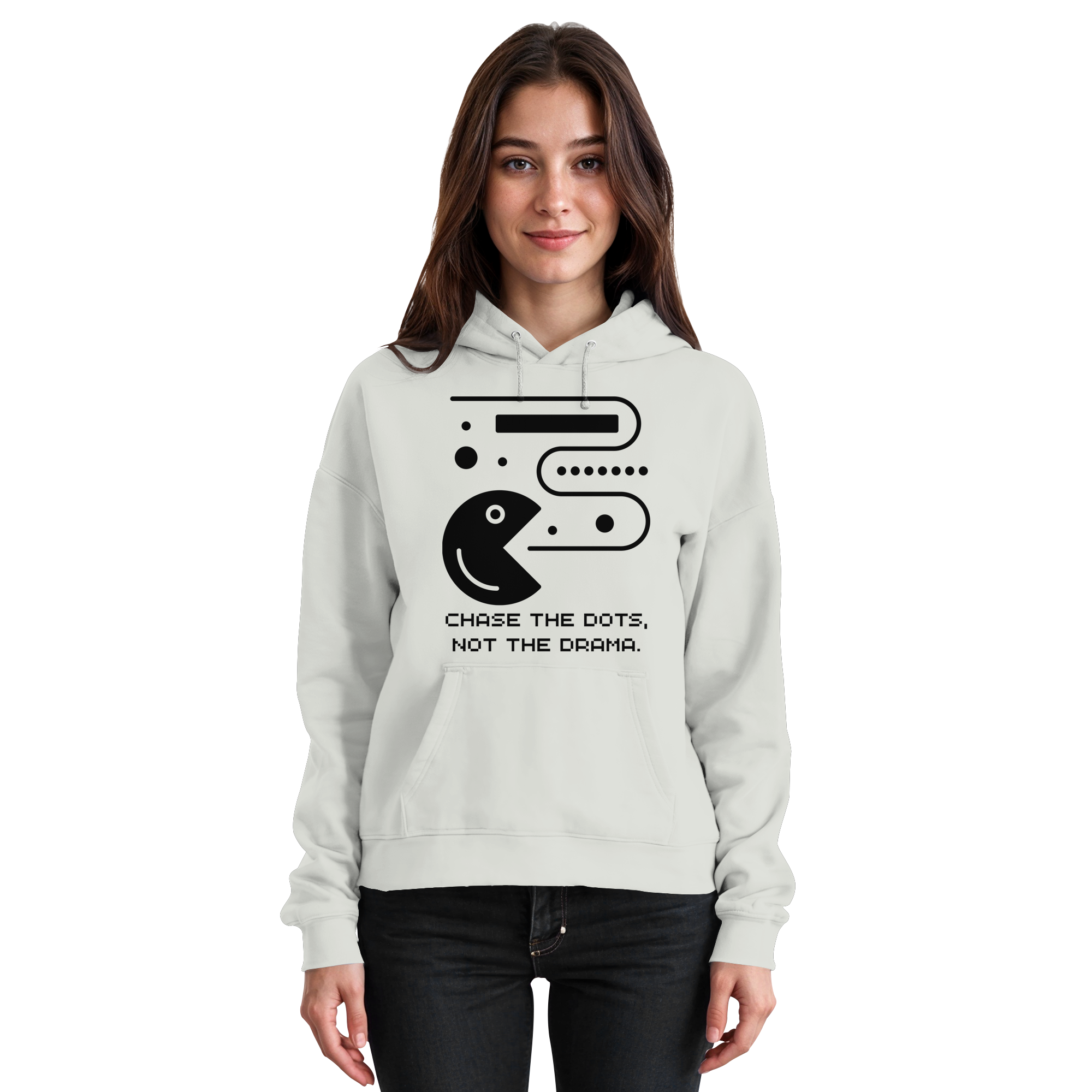 Chase the Dots, Not the Drama - Basic Unisex Hoodie