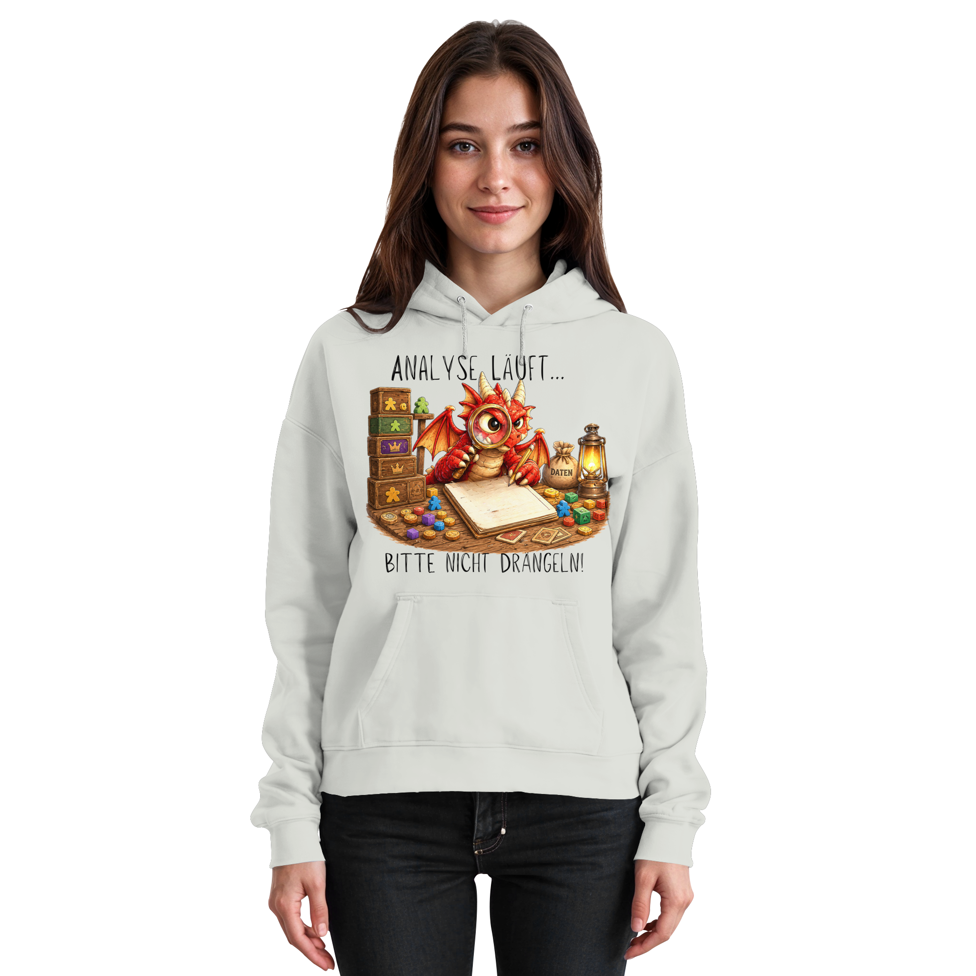 Analyse läuft. Bitte nicht drängeln. - Basic Unisex Hoodie
