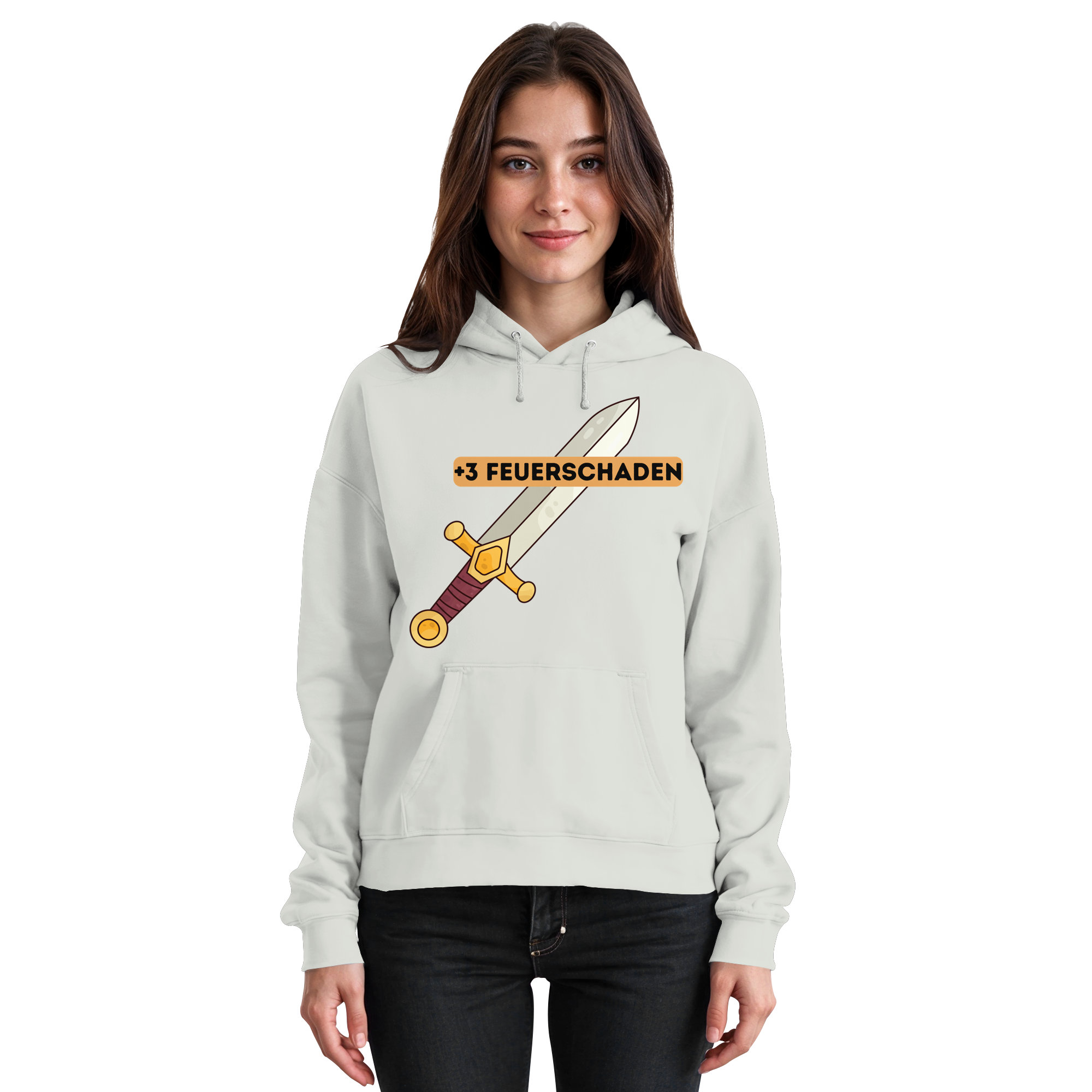 +3 Feuerschaden - Basic Unisex Hoodie