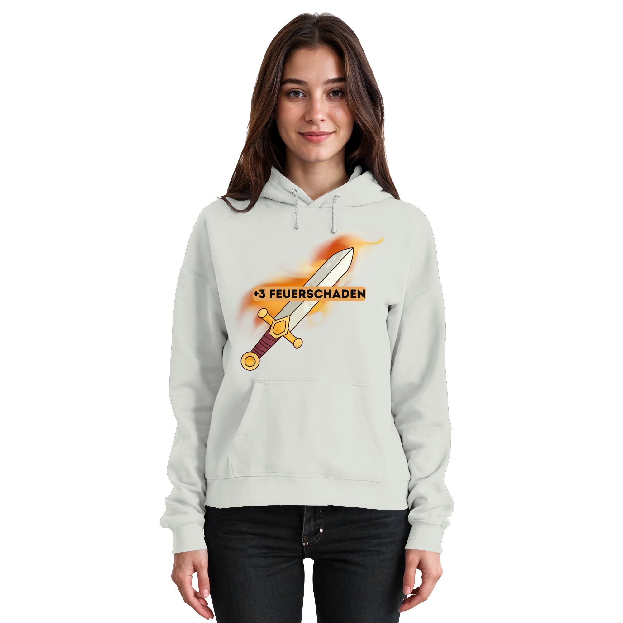 +3 Feuerschaden - Basic Unisex Hoodie