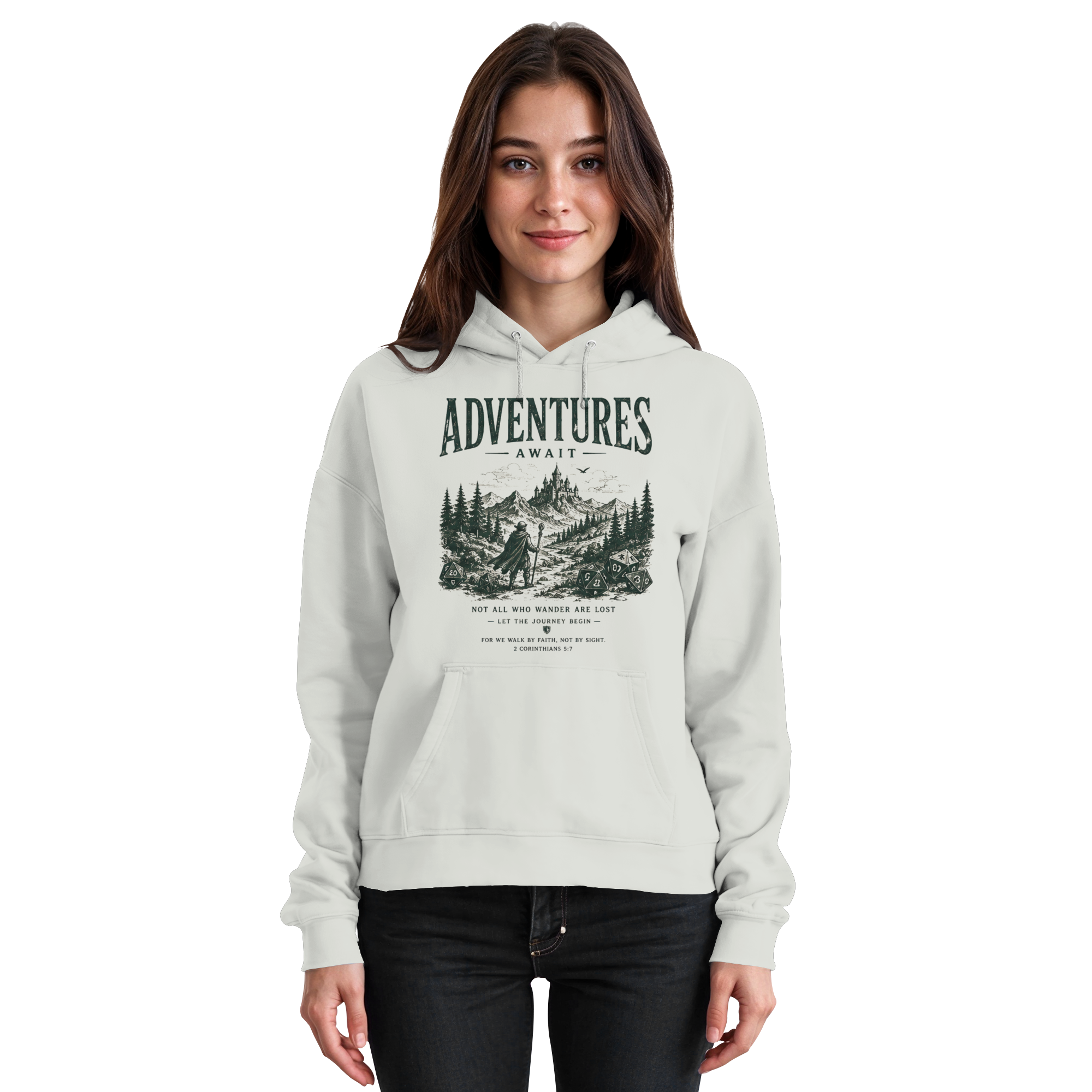Adventures Await. - Basic Unisex Hoodie