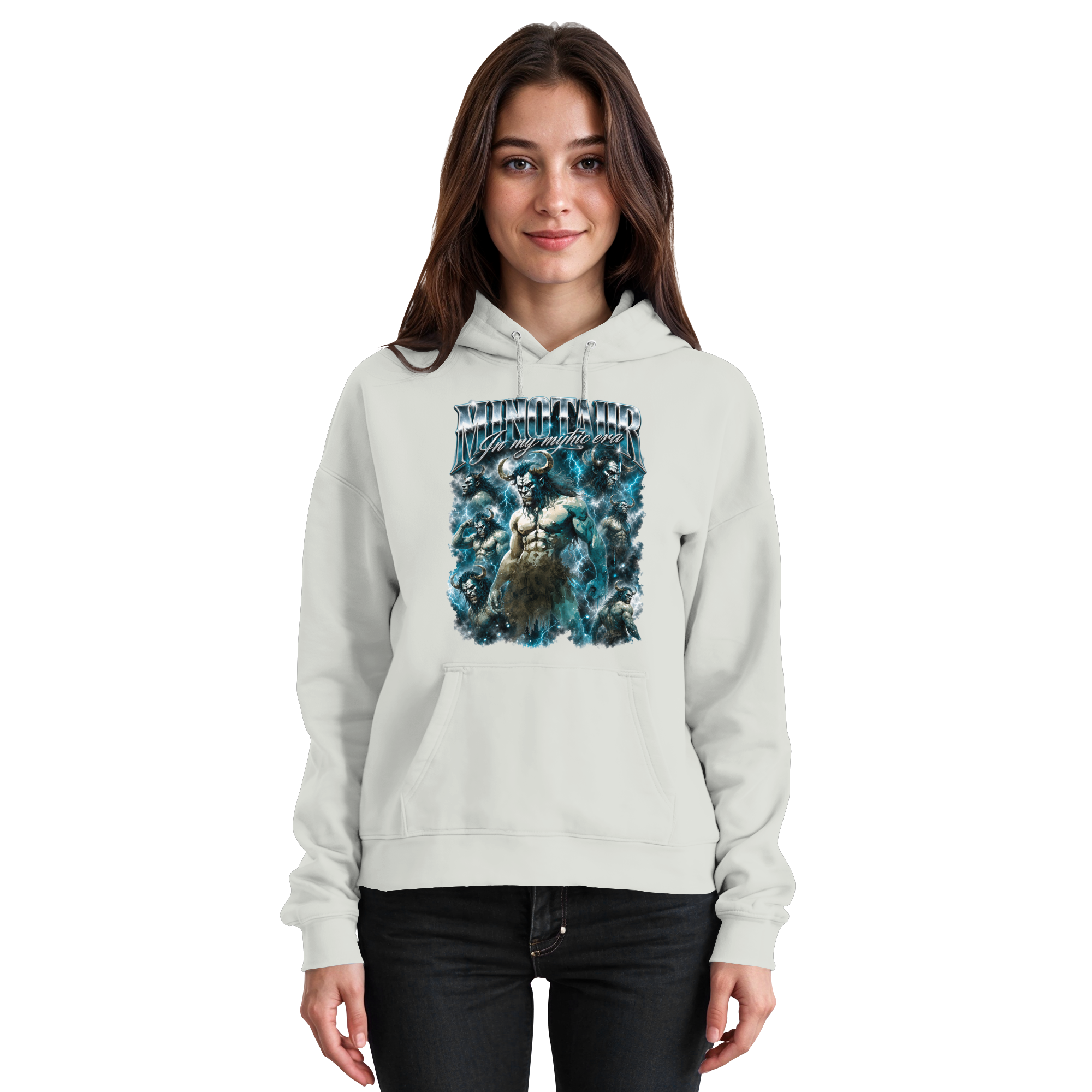 Minotaur in My Mythic Era - Basic Unisex Hoodie