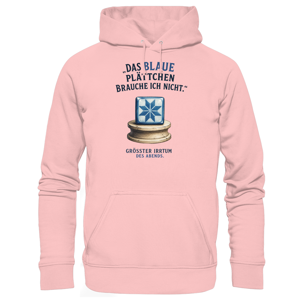 Das blaue Plättchen - Basic Unisex Hoodie