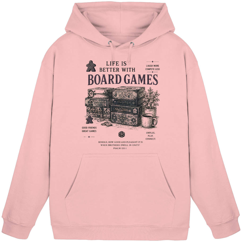 Life Is Better With Board Games - Basic Unisex Hoodie