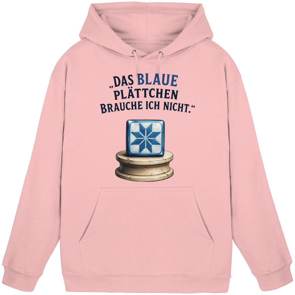 Das blaue Plättchen - Basic Unisex Hoodie