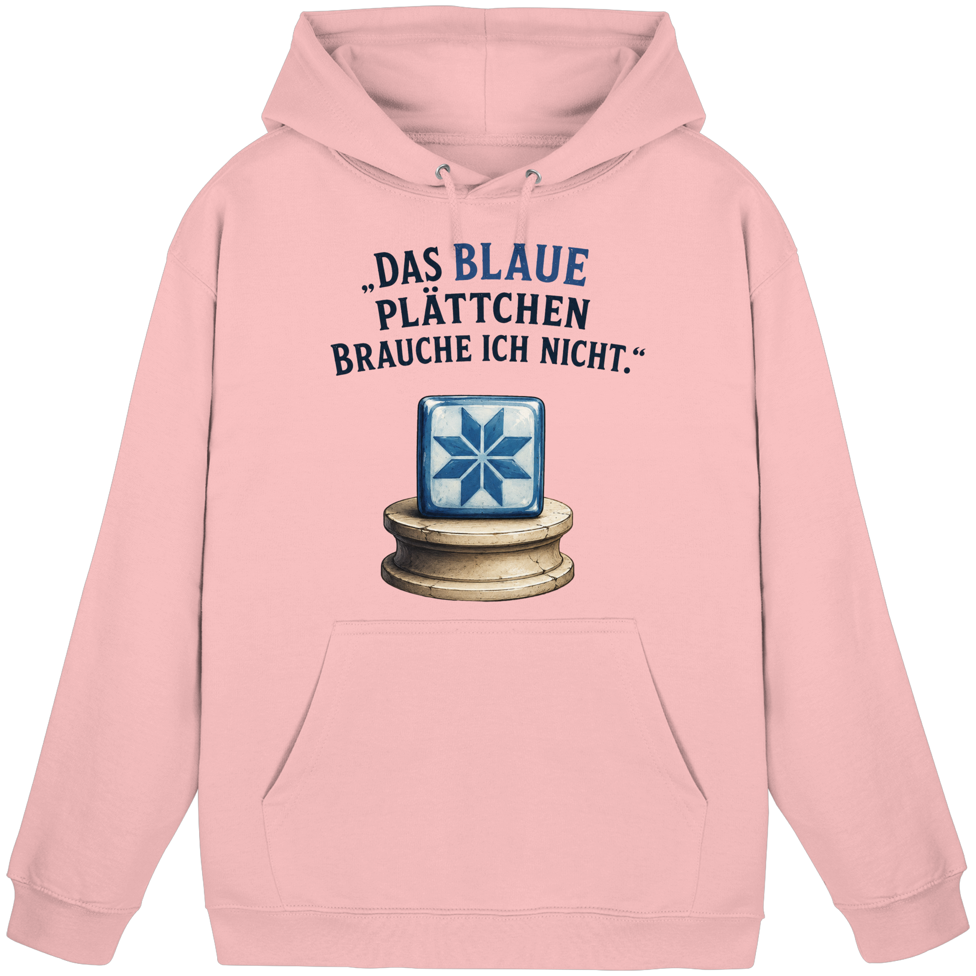 Das blaue Plättchen - Basic Unisex Hoodie