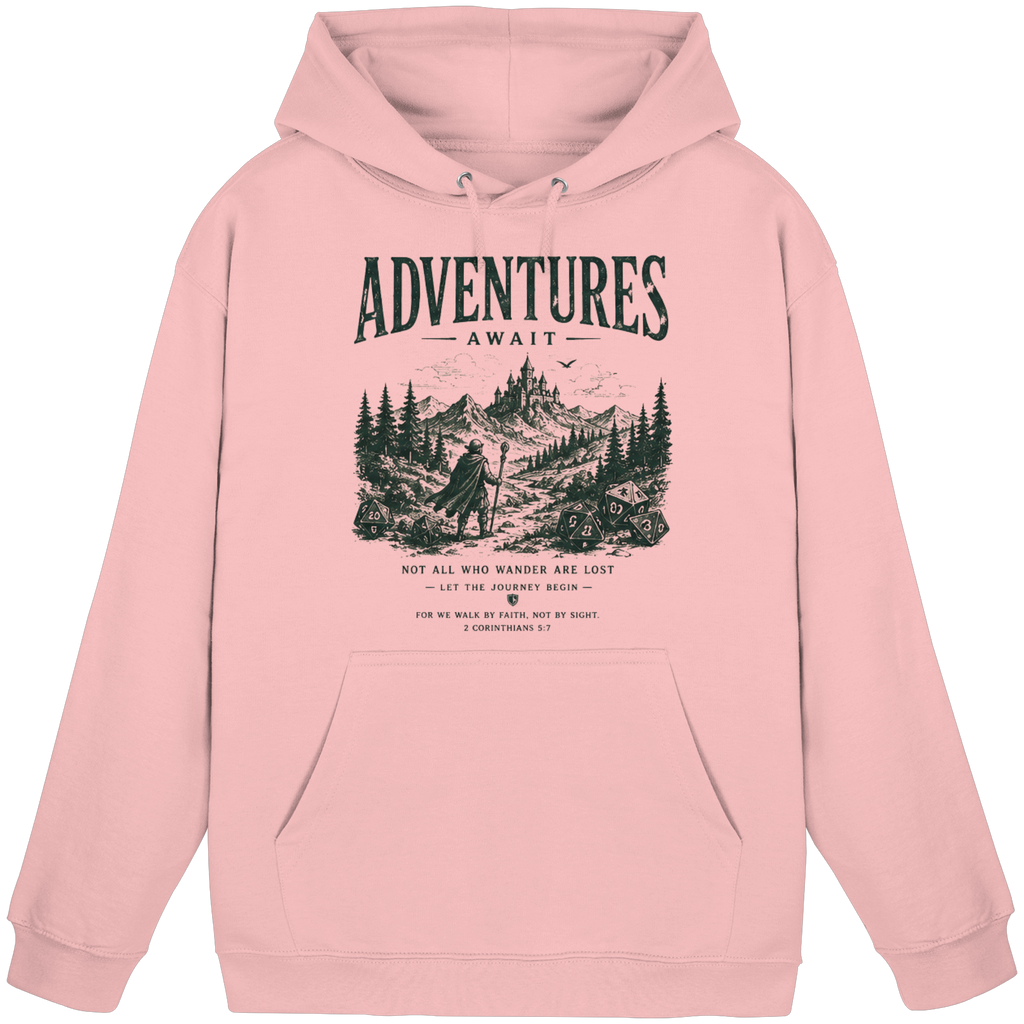 Adventures Await. - Basic Unisex Hoodie