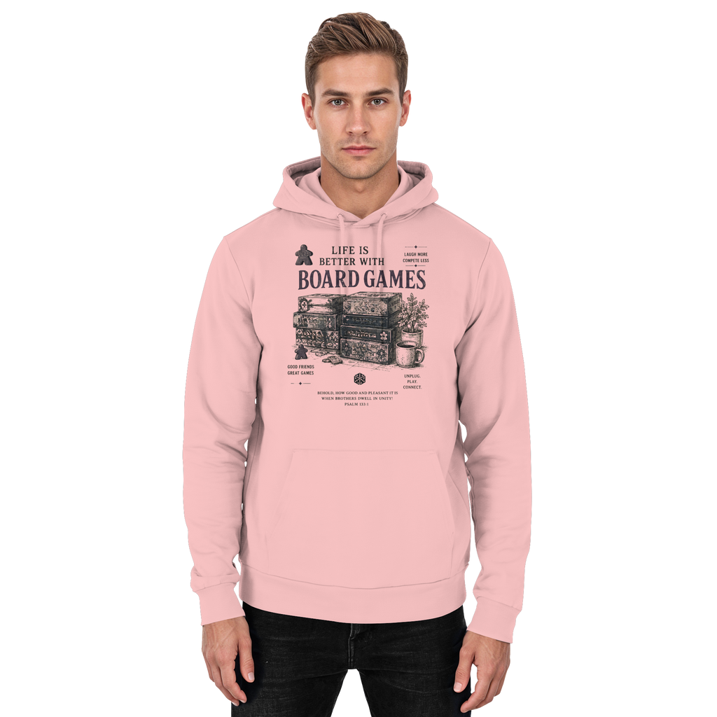 Life Is Better With Board Games - Basic Unisex Hoodie