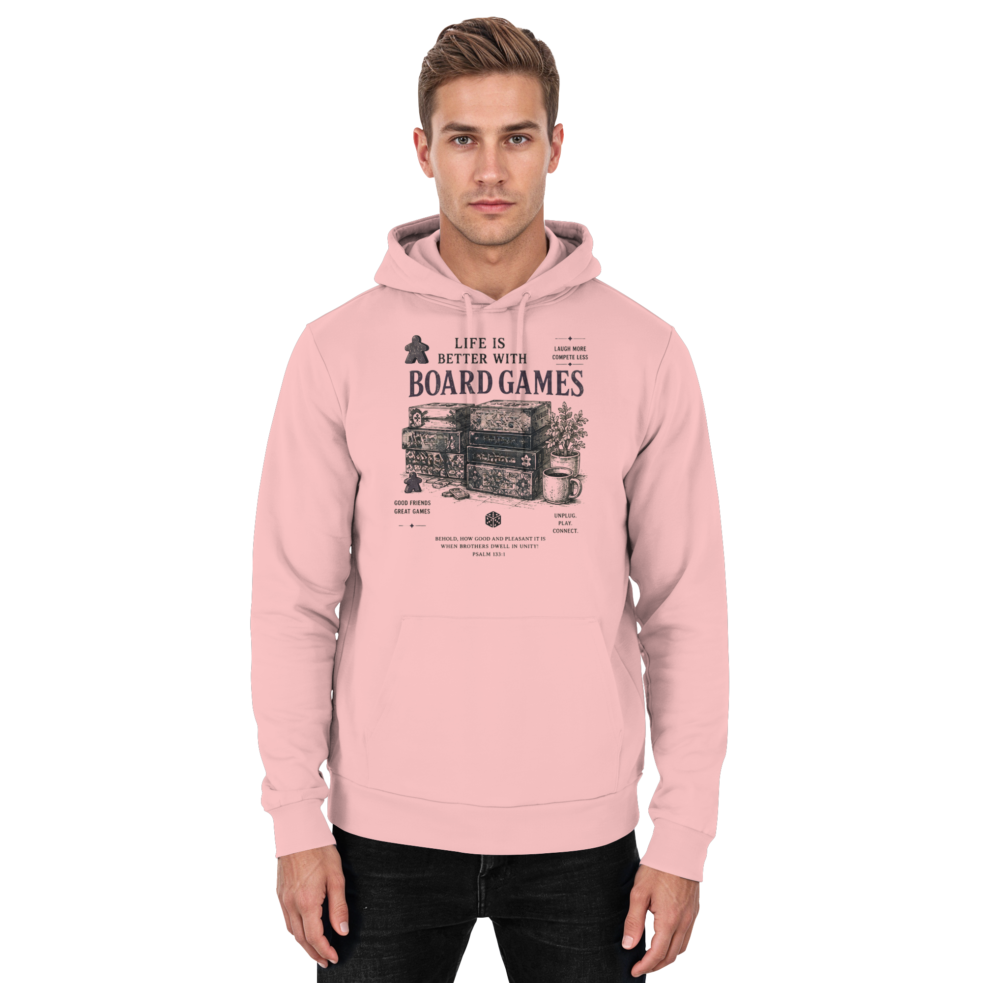 Life Is Better With Board Games - Basic Unisex Hoodie