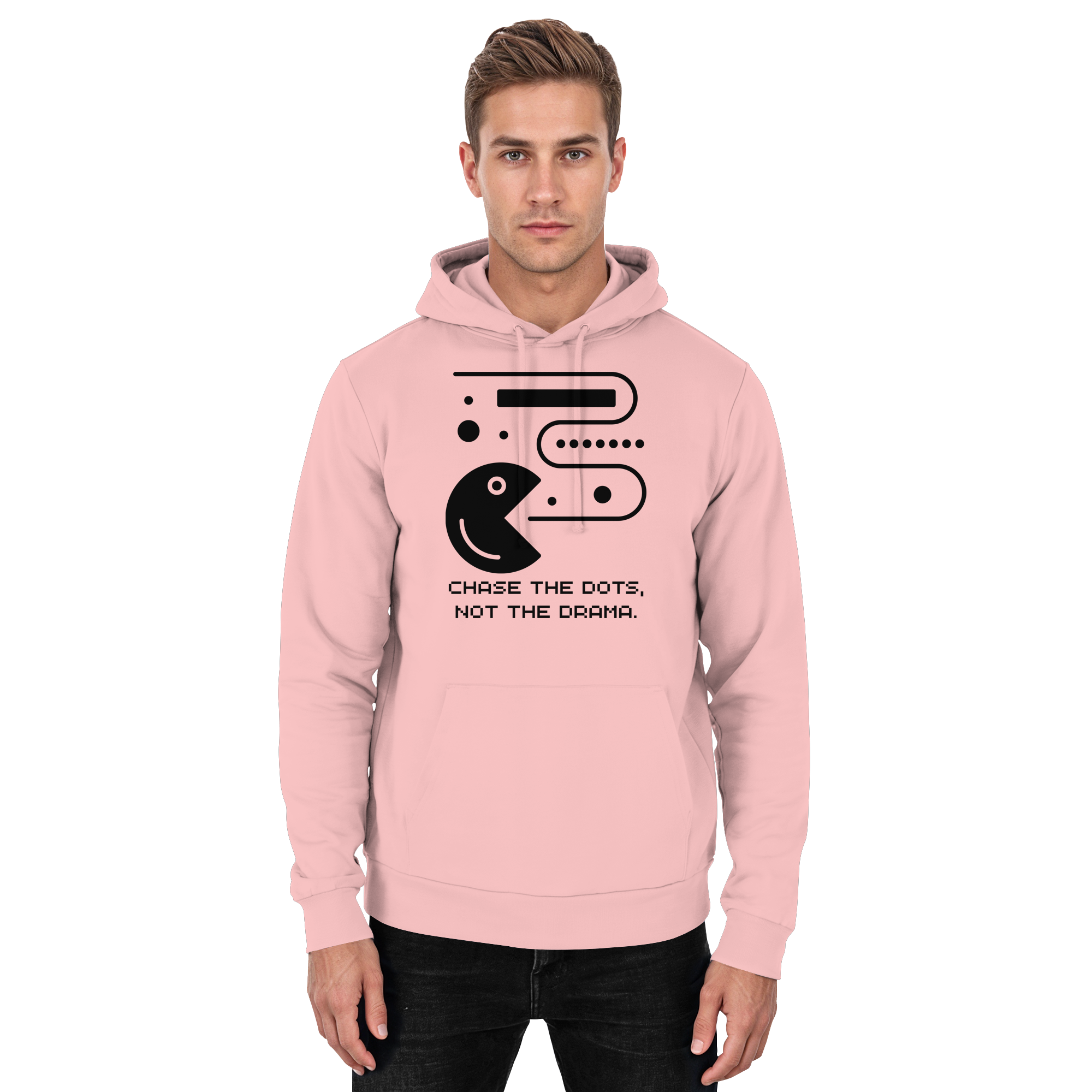 Chase the Dots, Not the Drama - Basic Unisex Hoodie