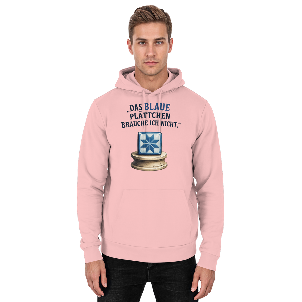 Das blaue Plättchen - Basic Unisex Hoodie