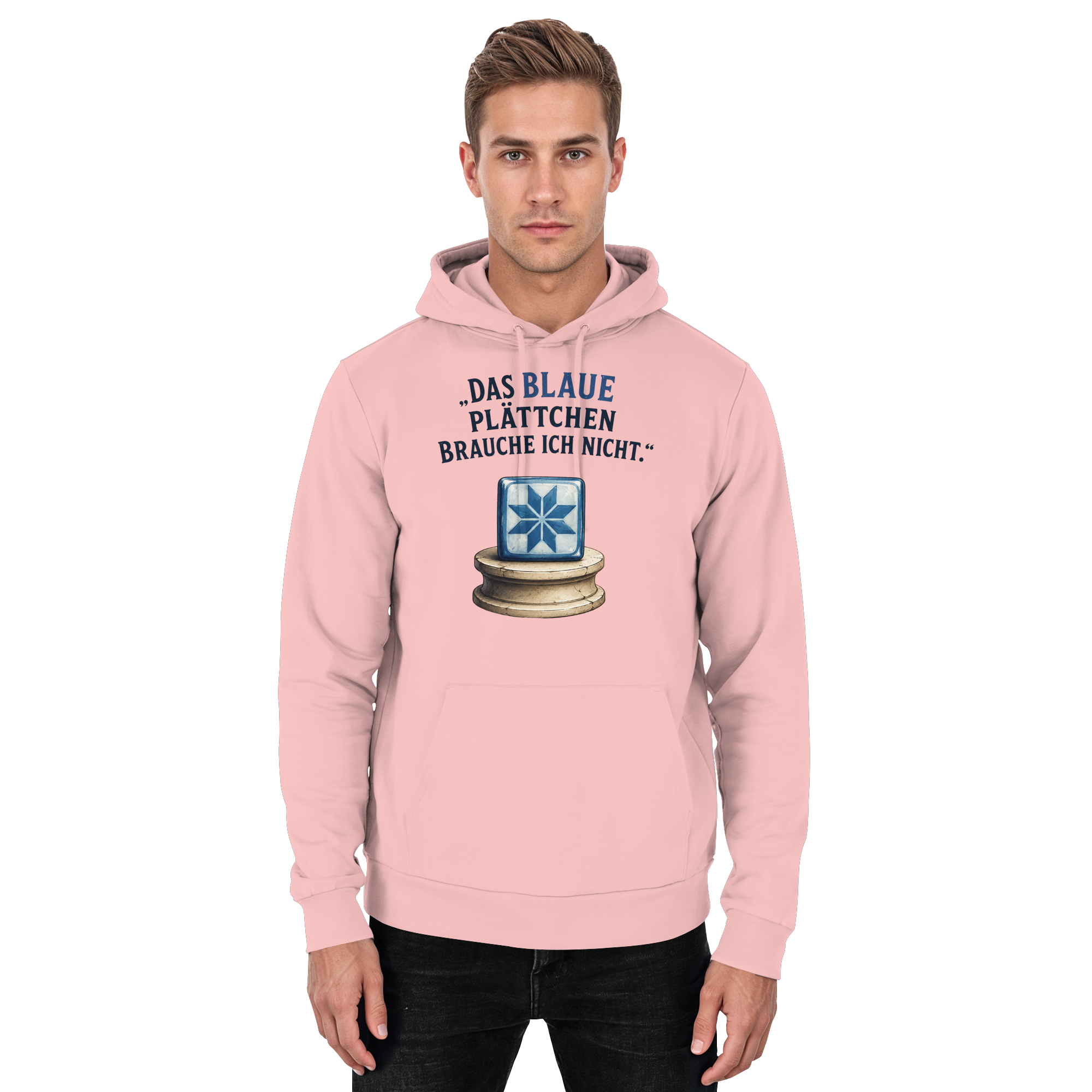 Das blaue Plättchen - Basic Unisex Hoodie