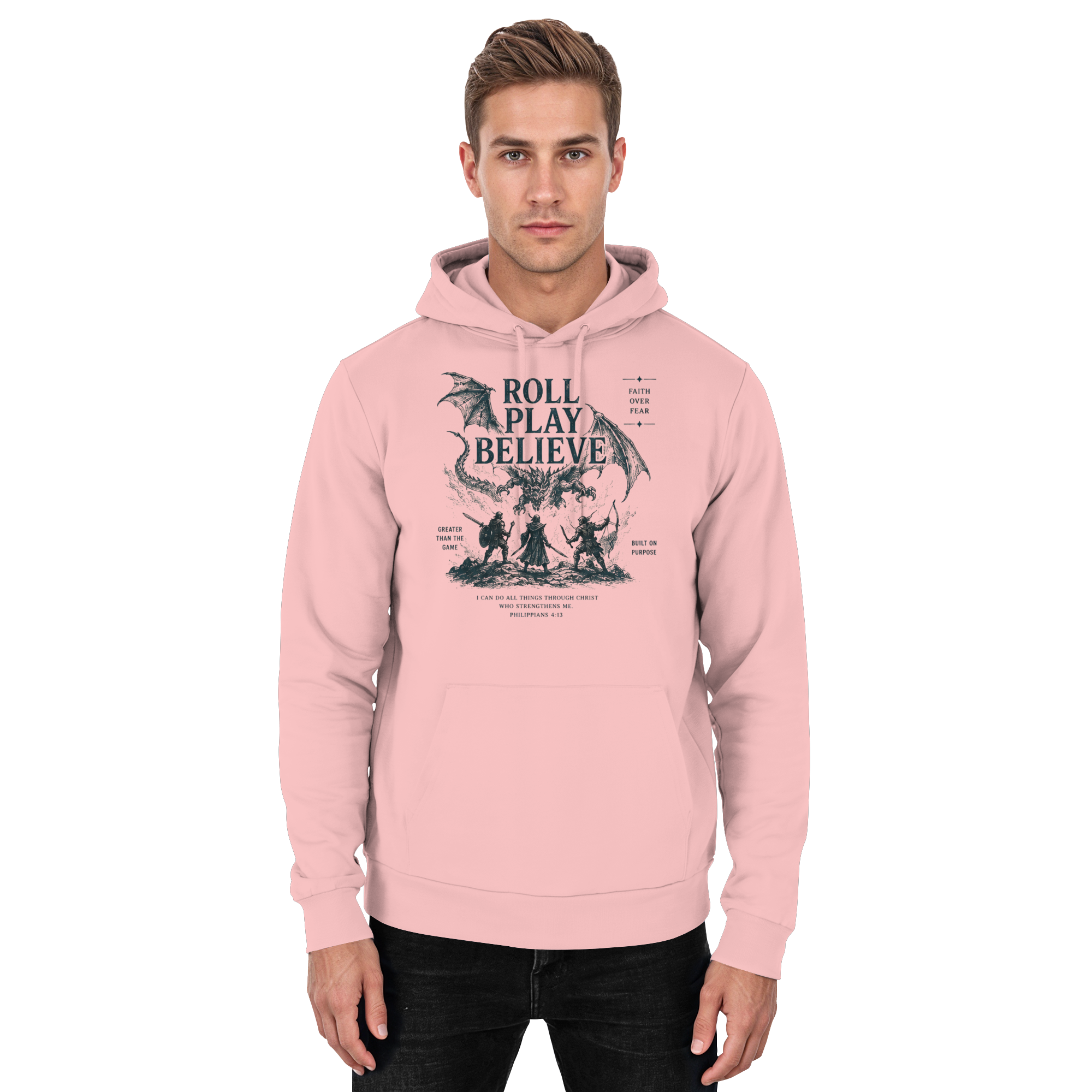 Roll. Play. Believe. - Basic Unisex Hoodie