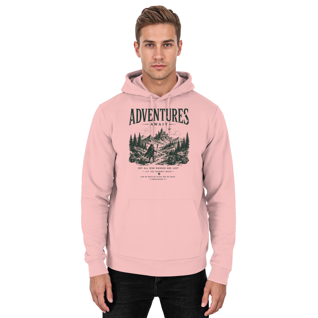 Adventures Await. - Basic Unisex Hoodie