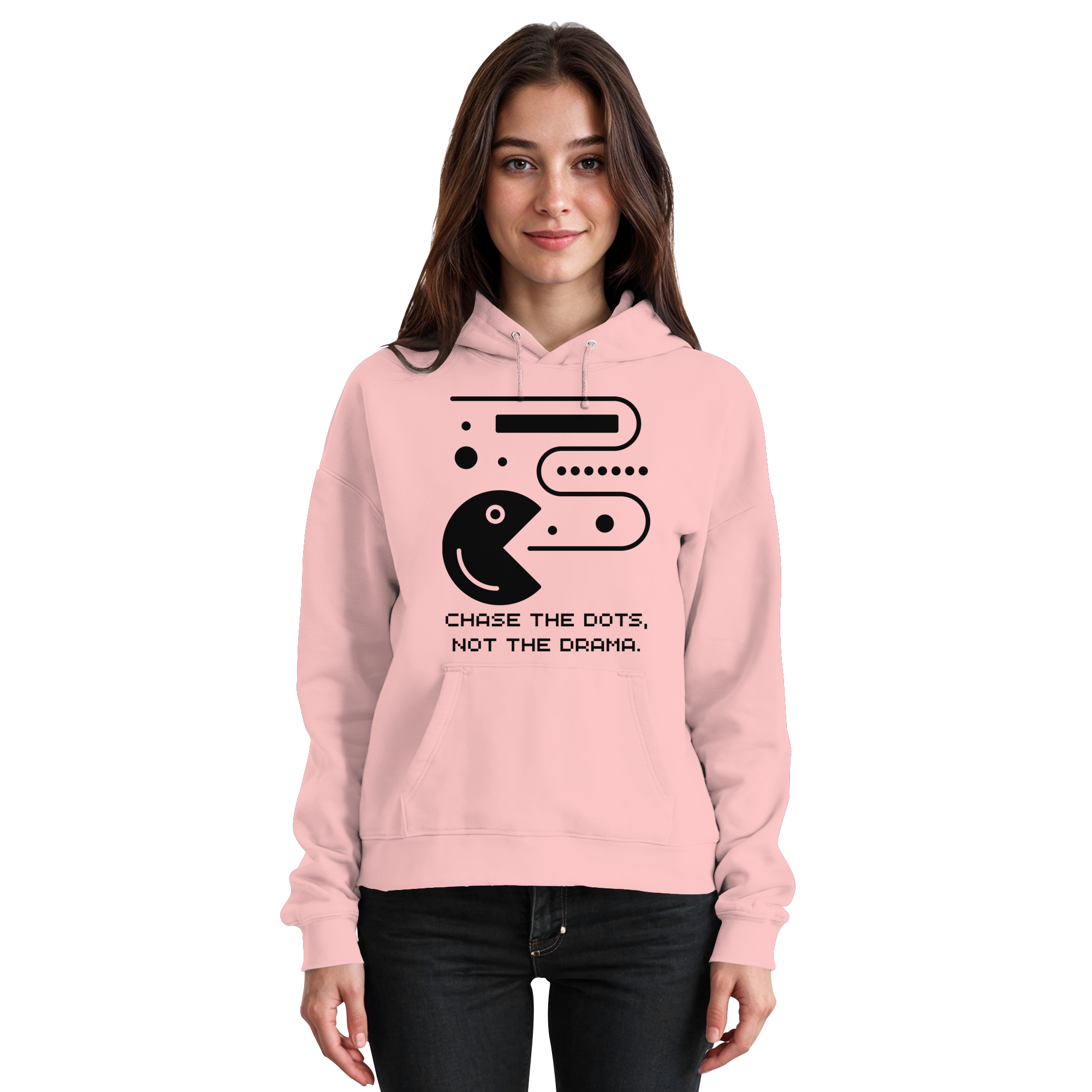 Chase the Dots, Not the Drama - Basic Unisex Hoodie