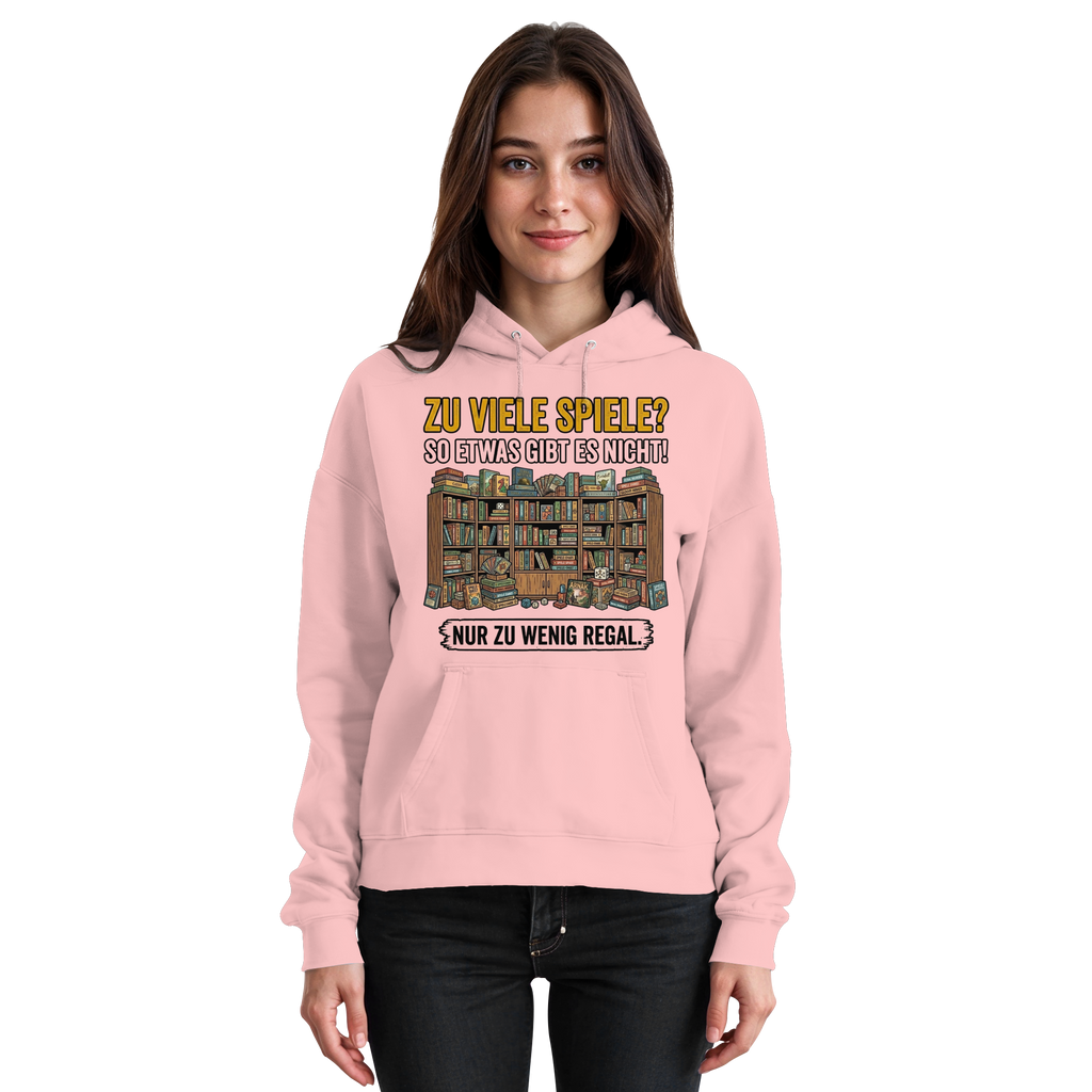 Zu viele Spiele? Zu wenig Regal.  - Basic Unisex Hoodie