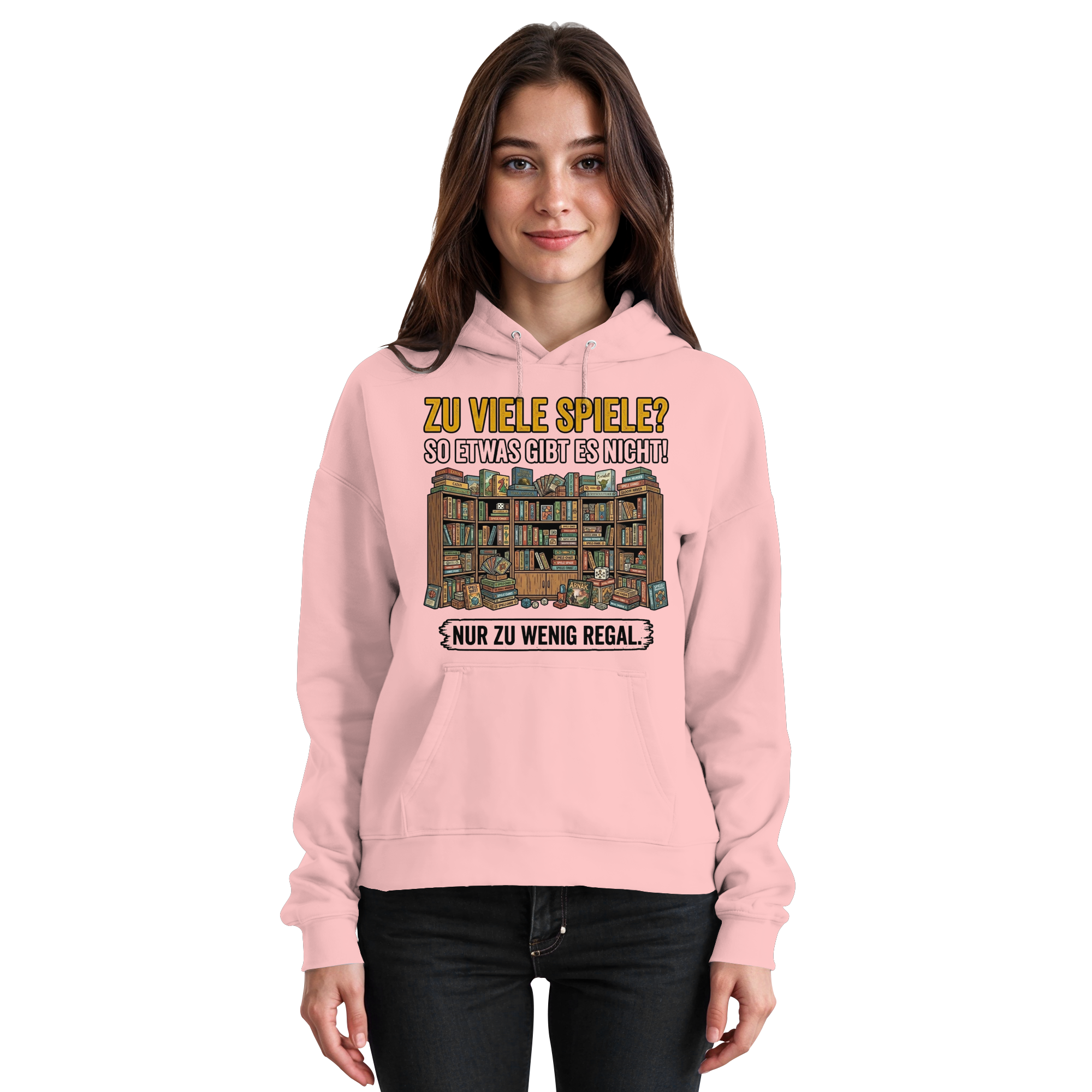 Zu viele Spiele? Zu wenig Regal.  - Basic Unisex Hoodie