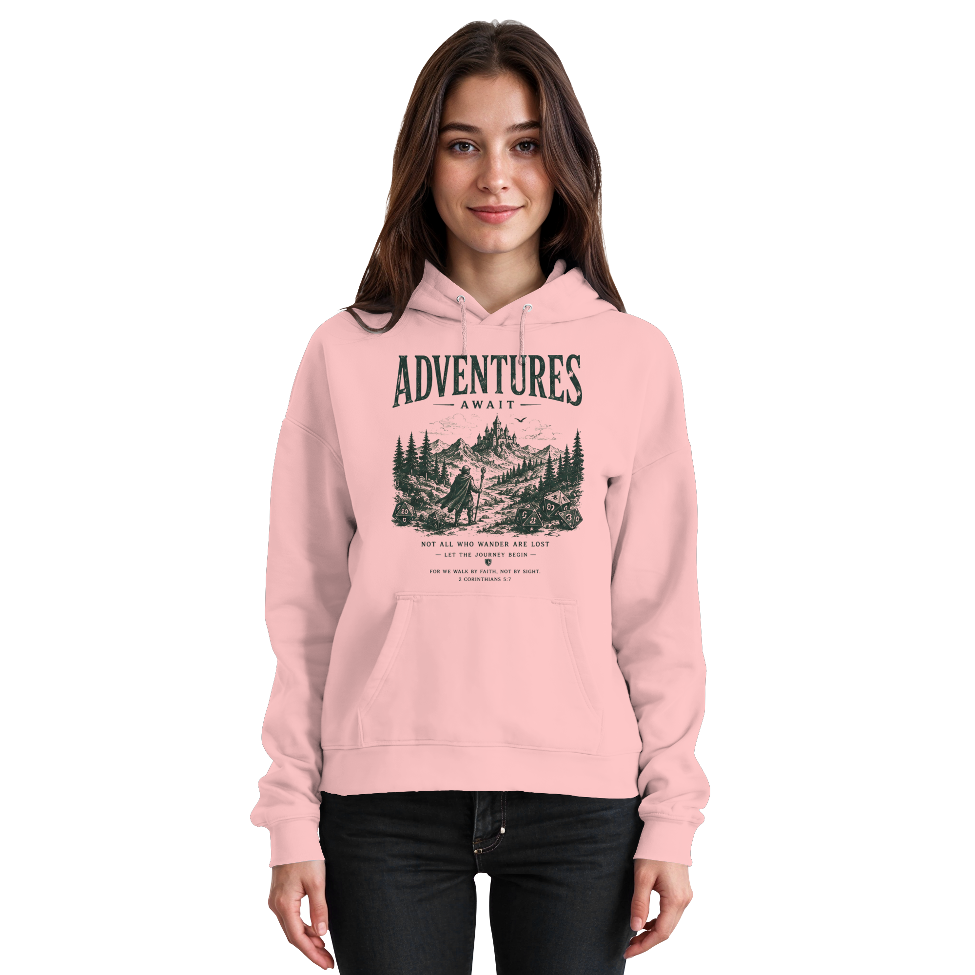 Adventures Await. - Basic Unisex Hoodie