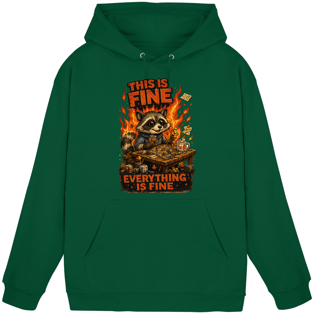 This Is Fine Club! - Basic Unisex Hoodie