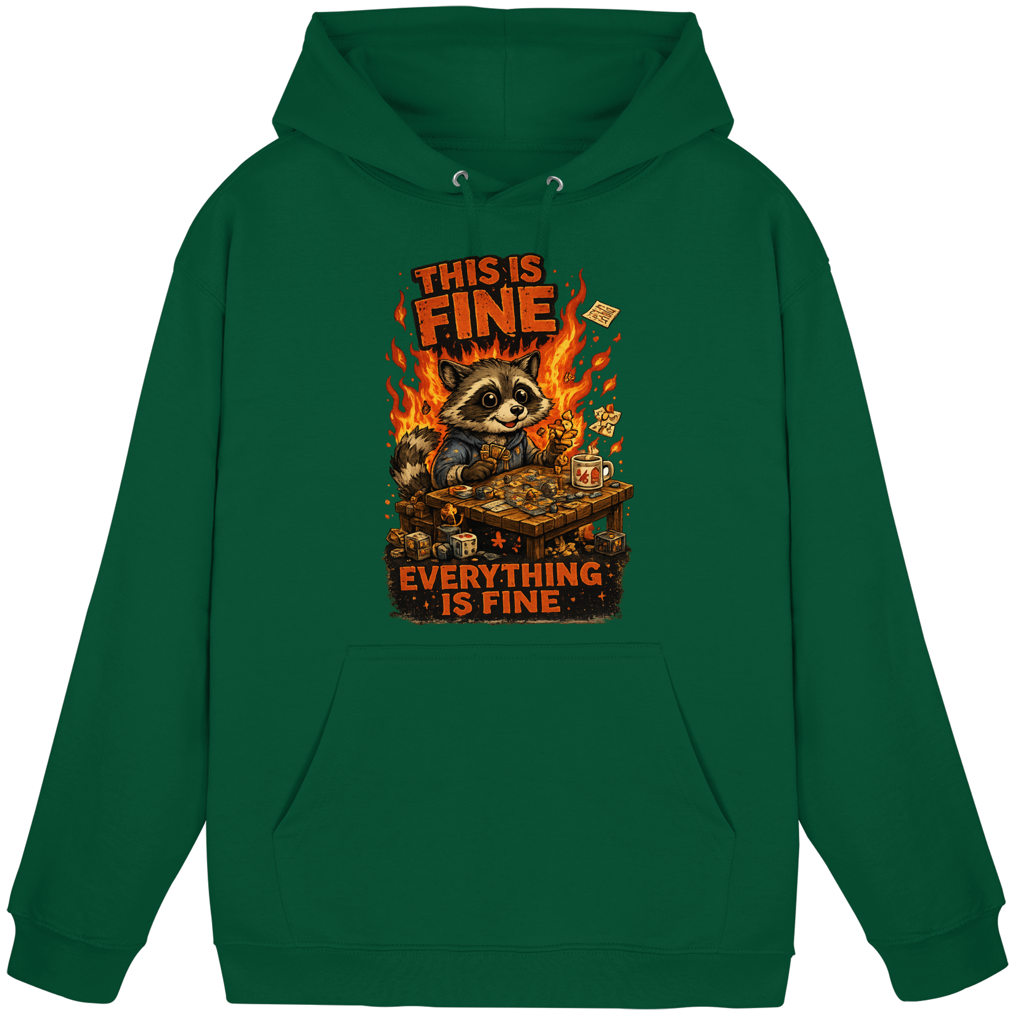 This Is Fine Club! - Basic Unisex Hoodie