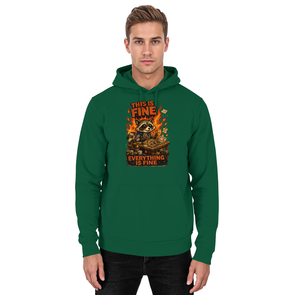 This Is Fine Club! - Basic Unisex Hoodie