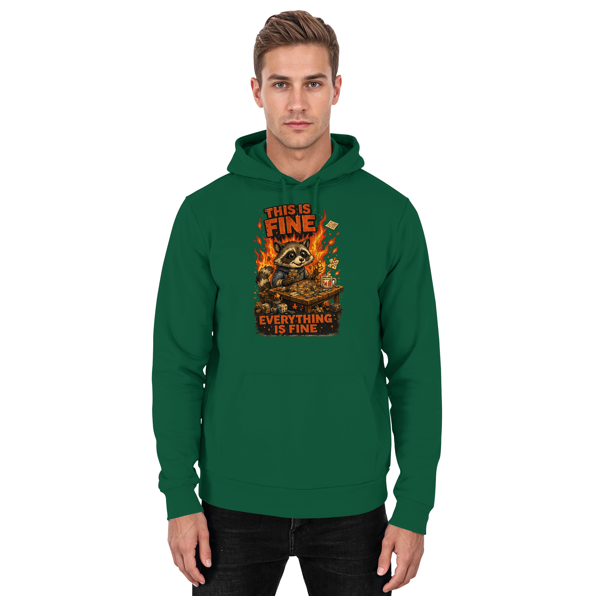 This Is Fine Club! - Basic Unisex Hoodie