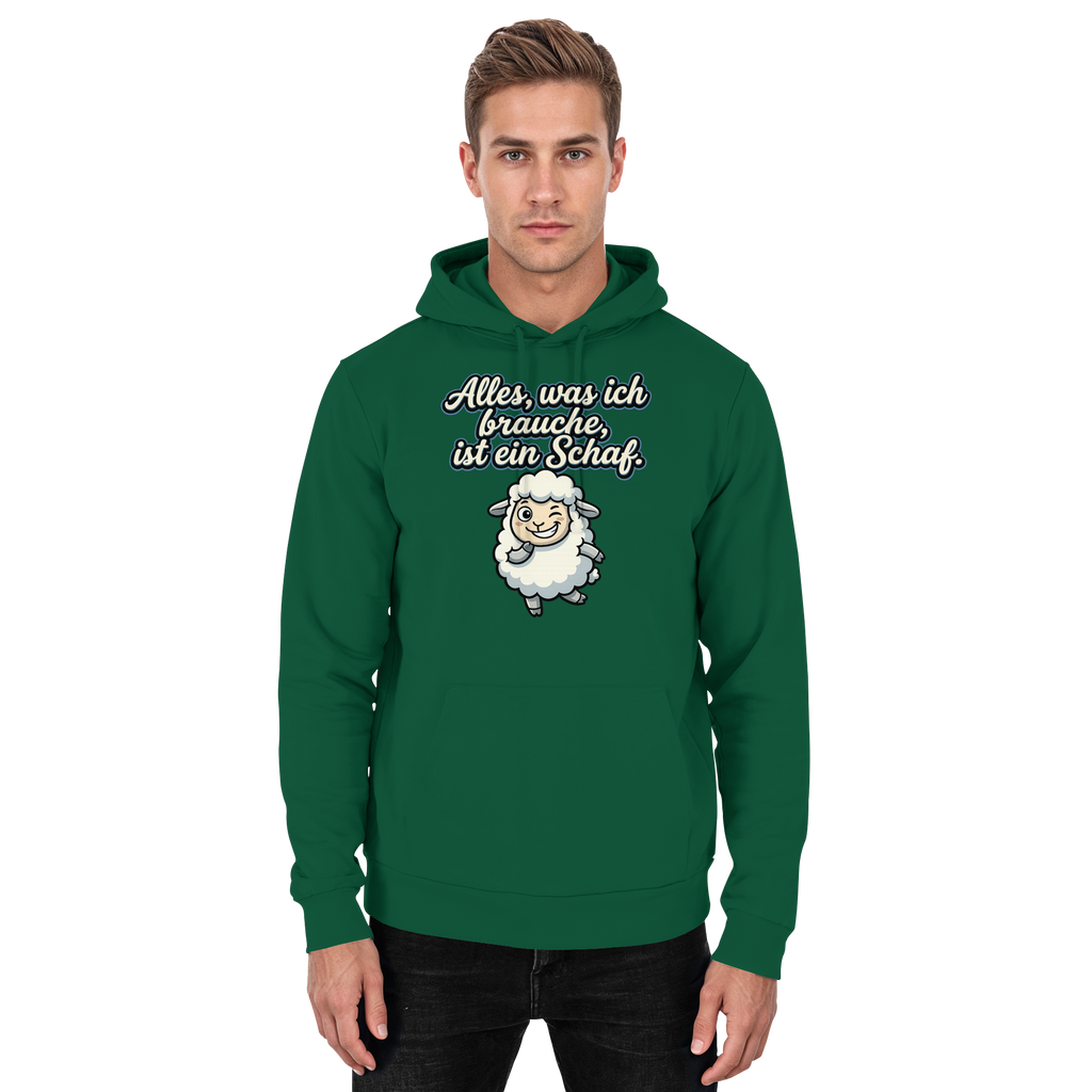 Alles, was ich brauche, ist ein Schaf!  - Basic Unisex Hoodie