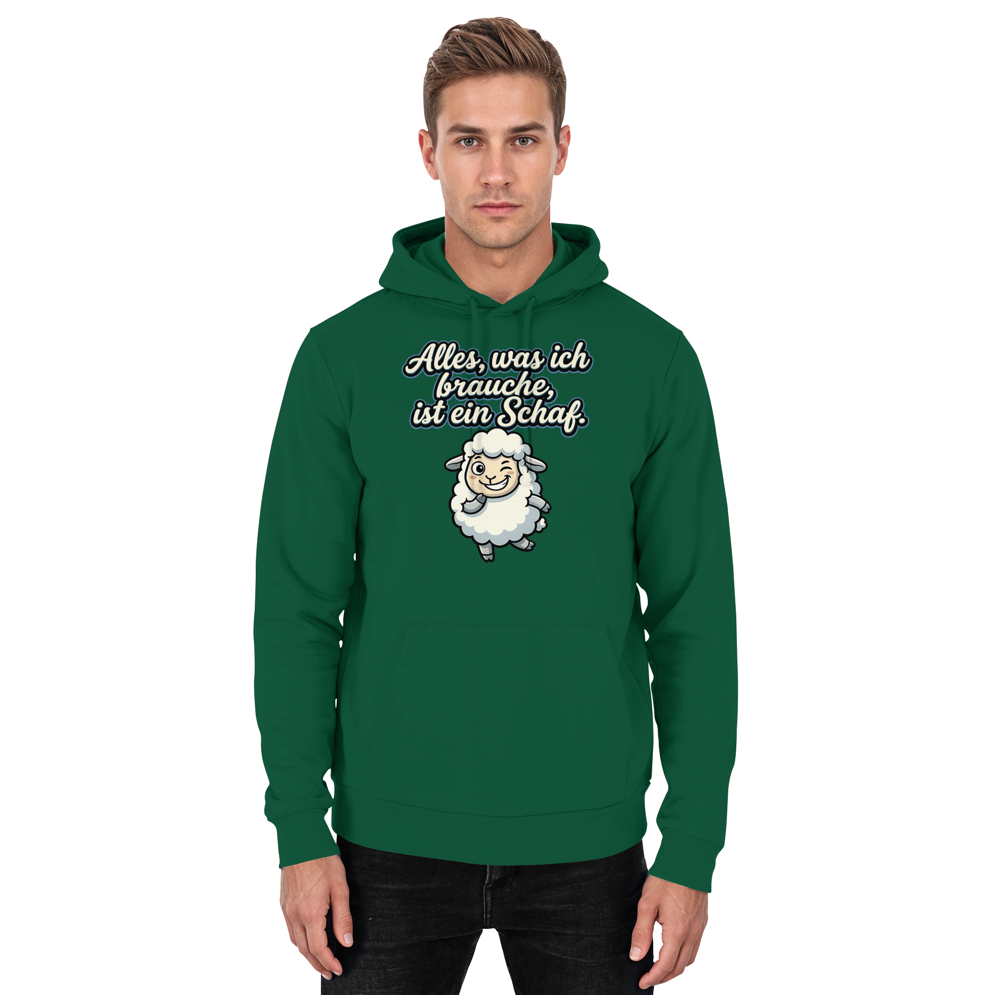Alles, was ich brauche, ist ein Schaf!  - Basic Unisex Hoodie