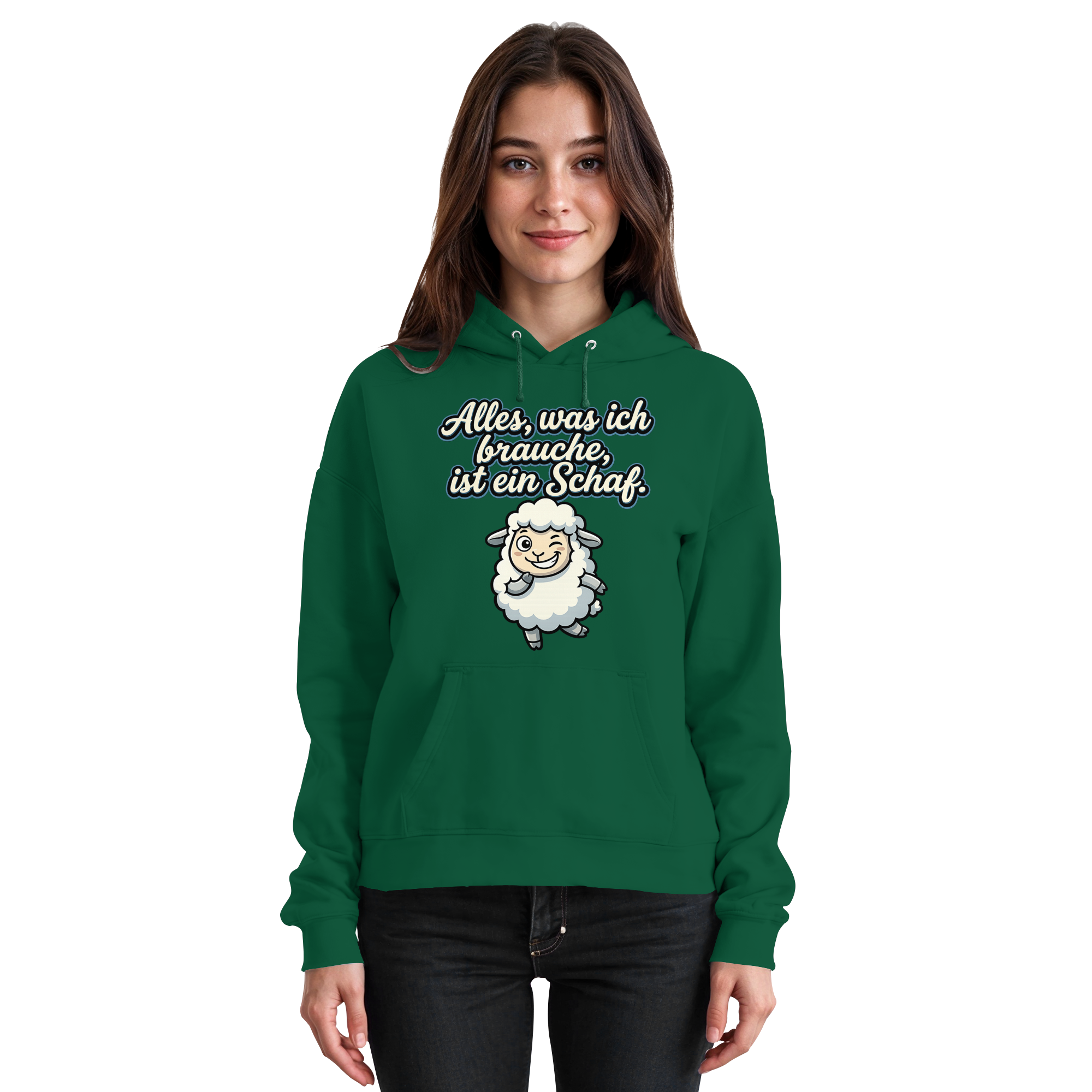 Alles, was ich brauche, ist ein Schaf!  - Basic Unisex Hoodie