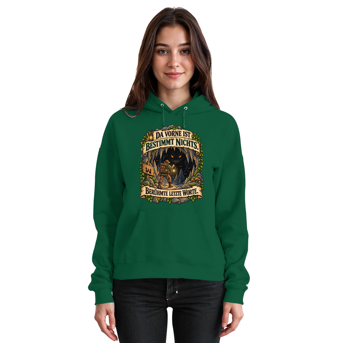 Da vorne ist bestimmt nichts - Basic Unisex Hoodie
