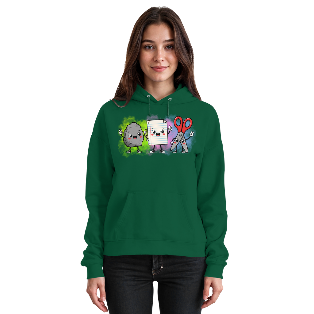 Stein schlägt Schere schlägt Papier! - Basic Unisex Hoodie