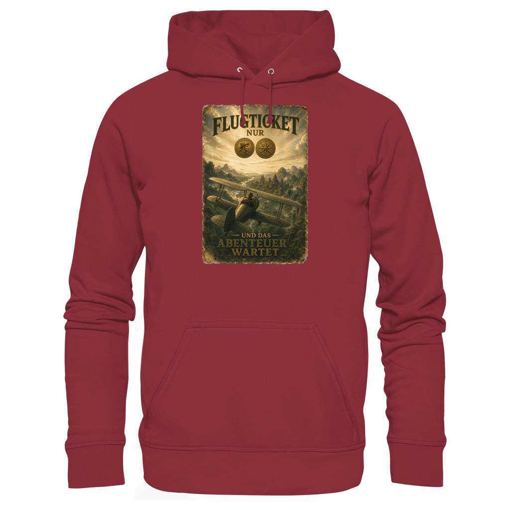 Adventure Ticket - Basic Unisex Hoodie