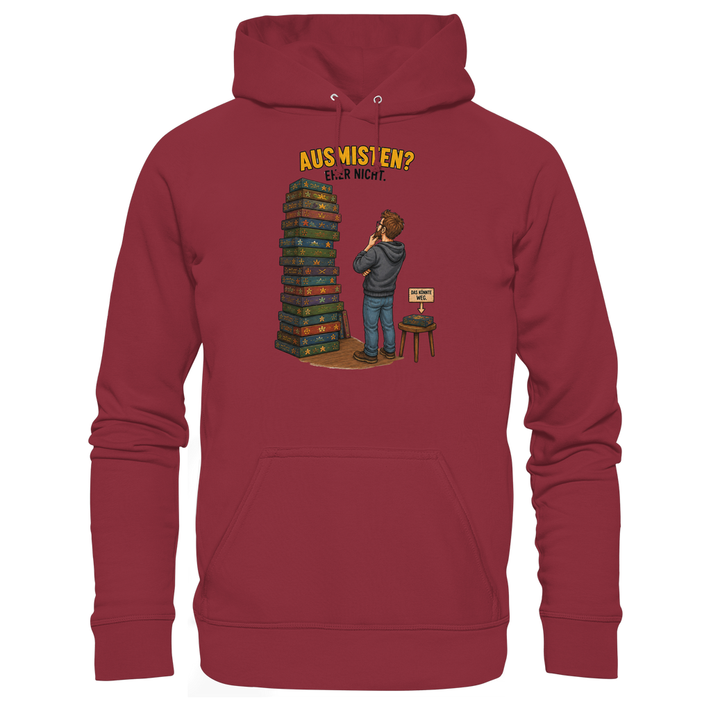 Ausmisten? Eher nicht. - Basic Unisex Hoodie