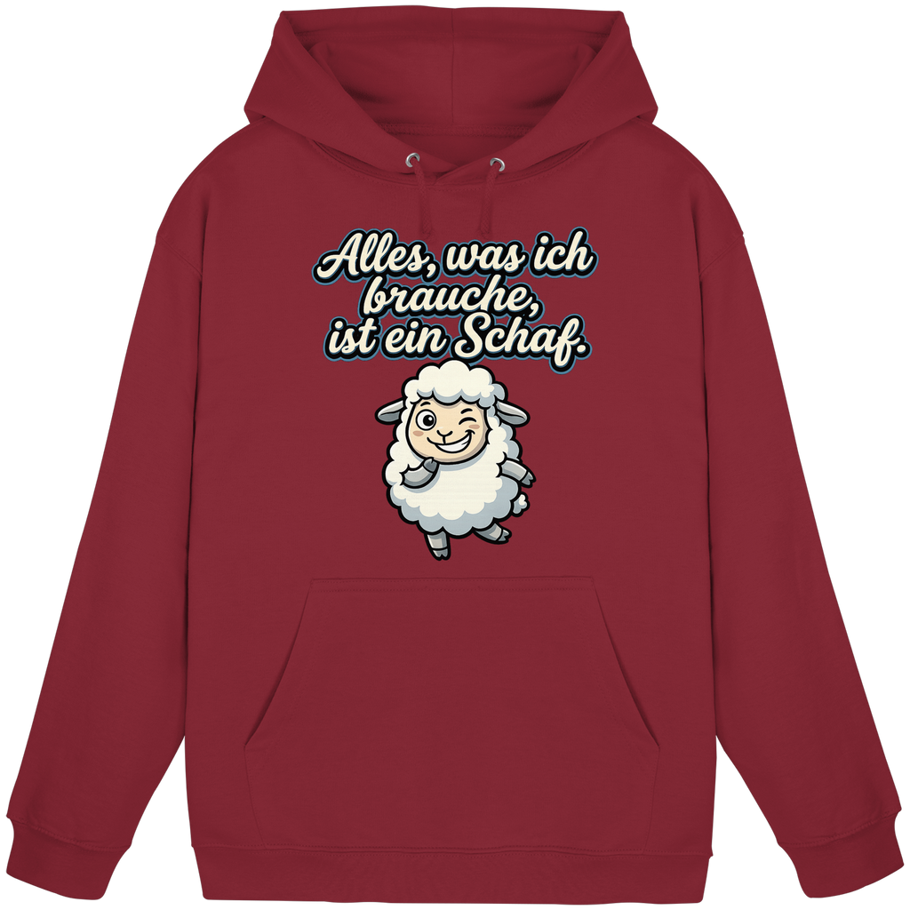 Alles, was ich brauche, ist ein Schaf!  - Basic Unisex Hoodie