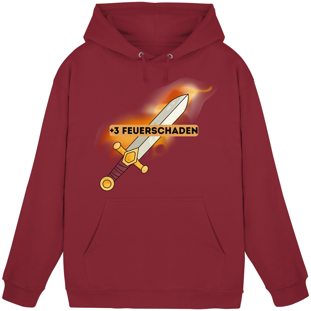 +3 Feuerschaden - Basic Unisex Hoodie