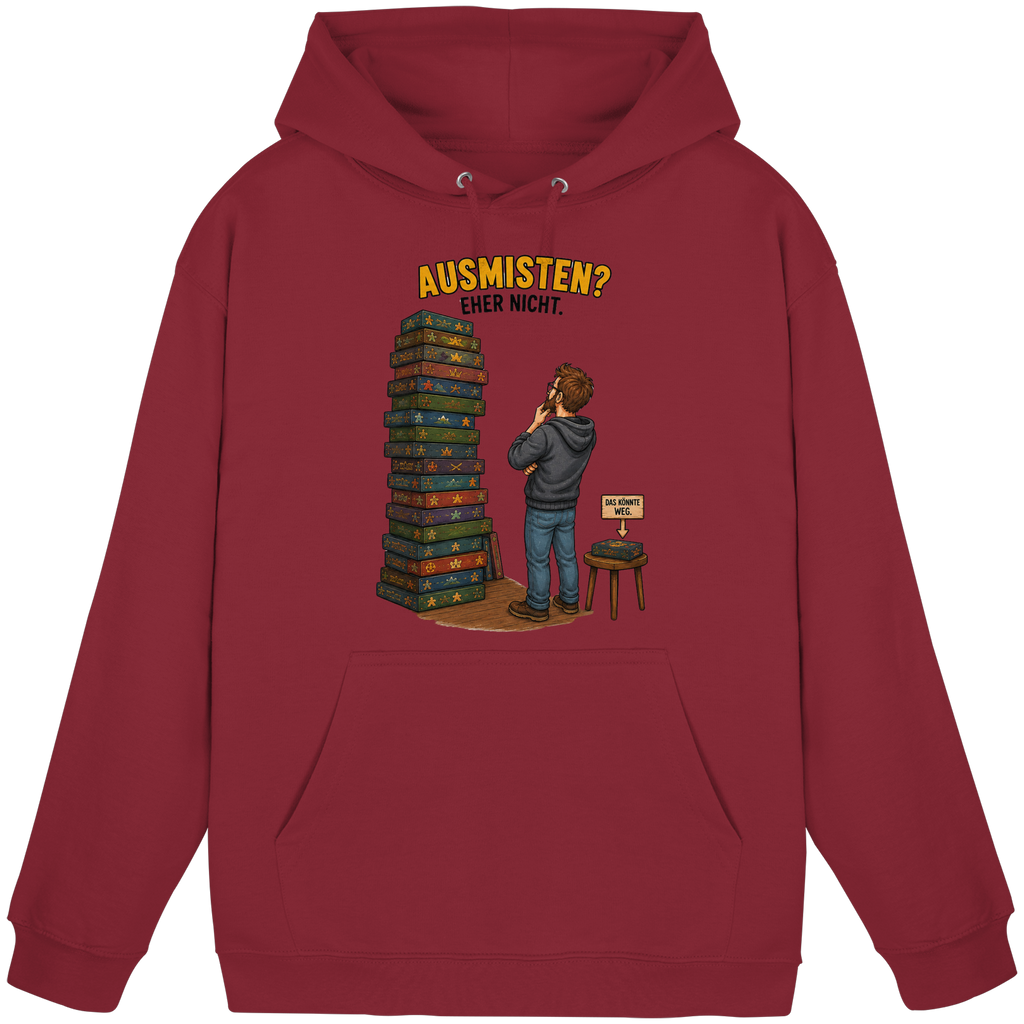 Ausmisten? Eher nicht. - Basic Unisex Hoodie