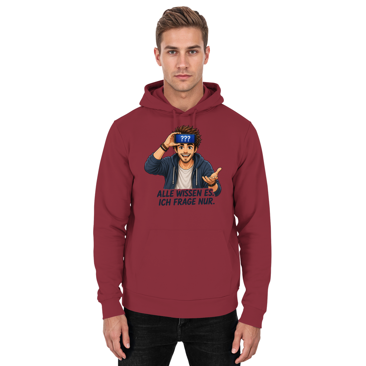 Alle wissen es. Ich frage nur. - Basic Unisex Hoodie