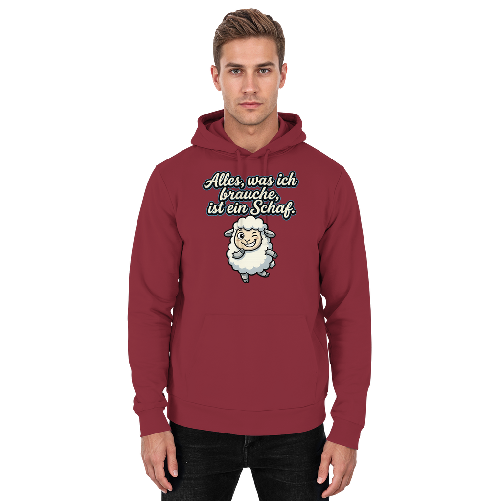 Alles, was ich brauche, ist ein Schaf!  - Basic Unisex Hoodie