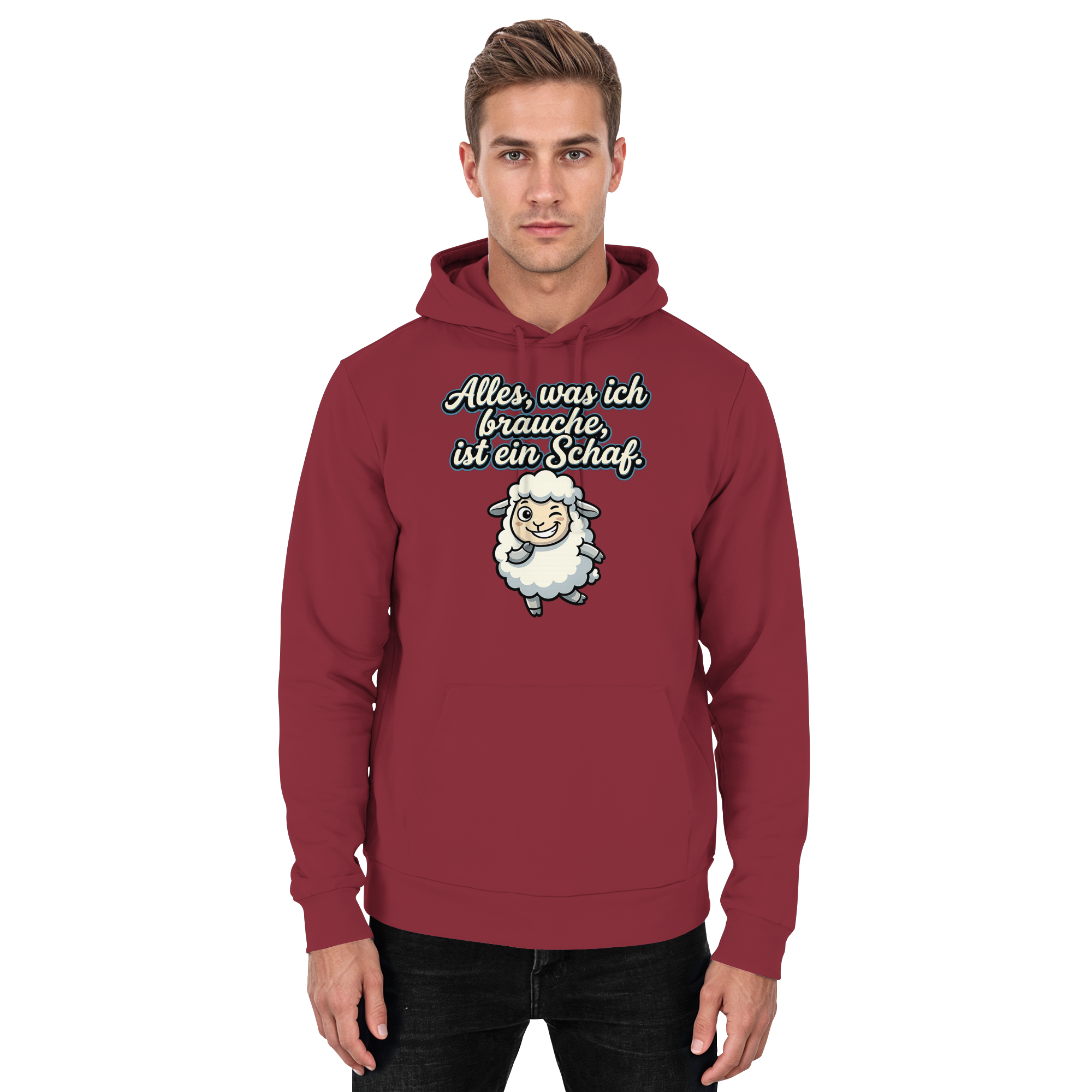 Alles, was ich brauche, ist ein Schaf!  - Basic Unisex Hoodie
