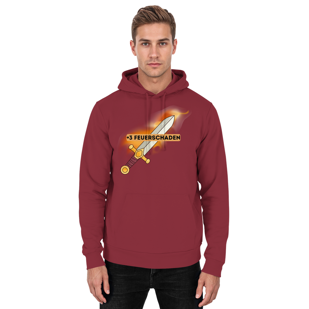 +3 Feuerschaden - Basic Unisex Hoodie